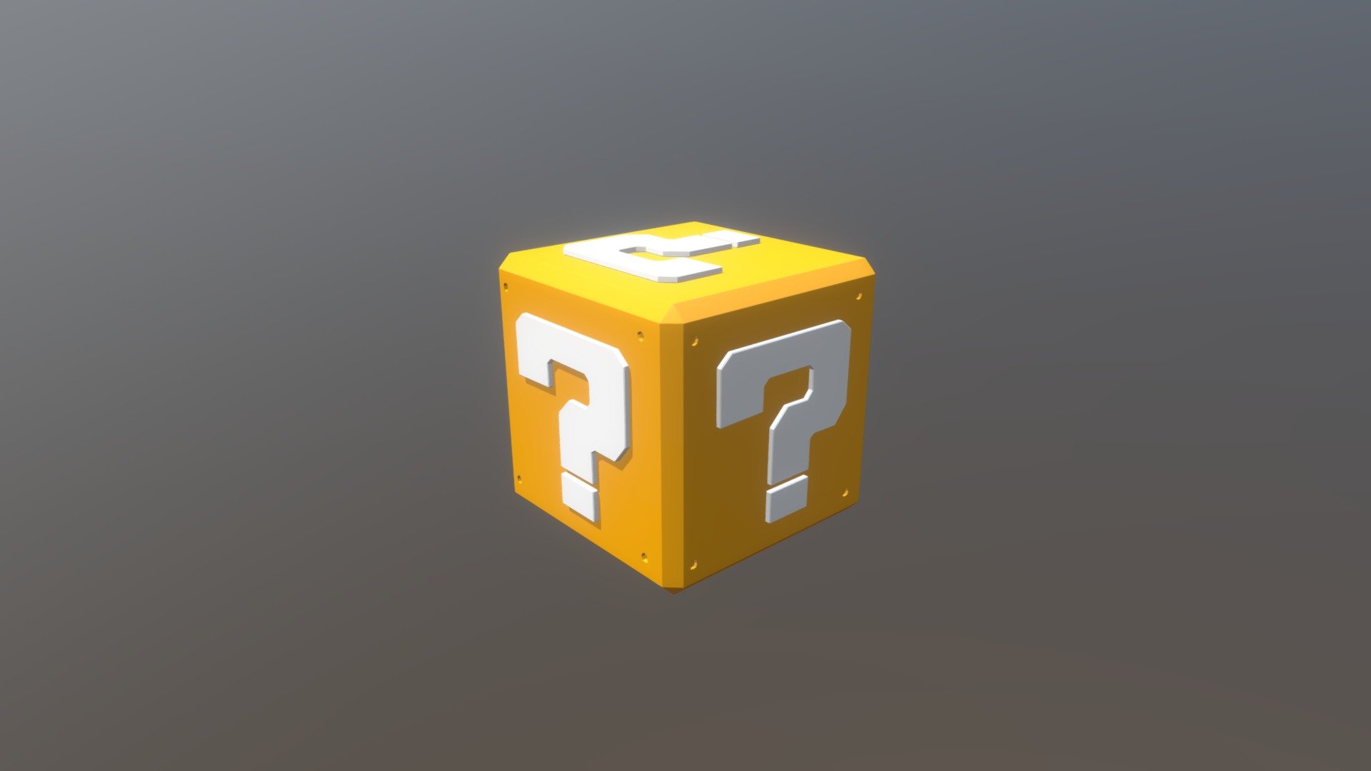 Mario Mystery Box 3d model