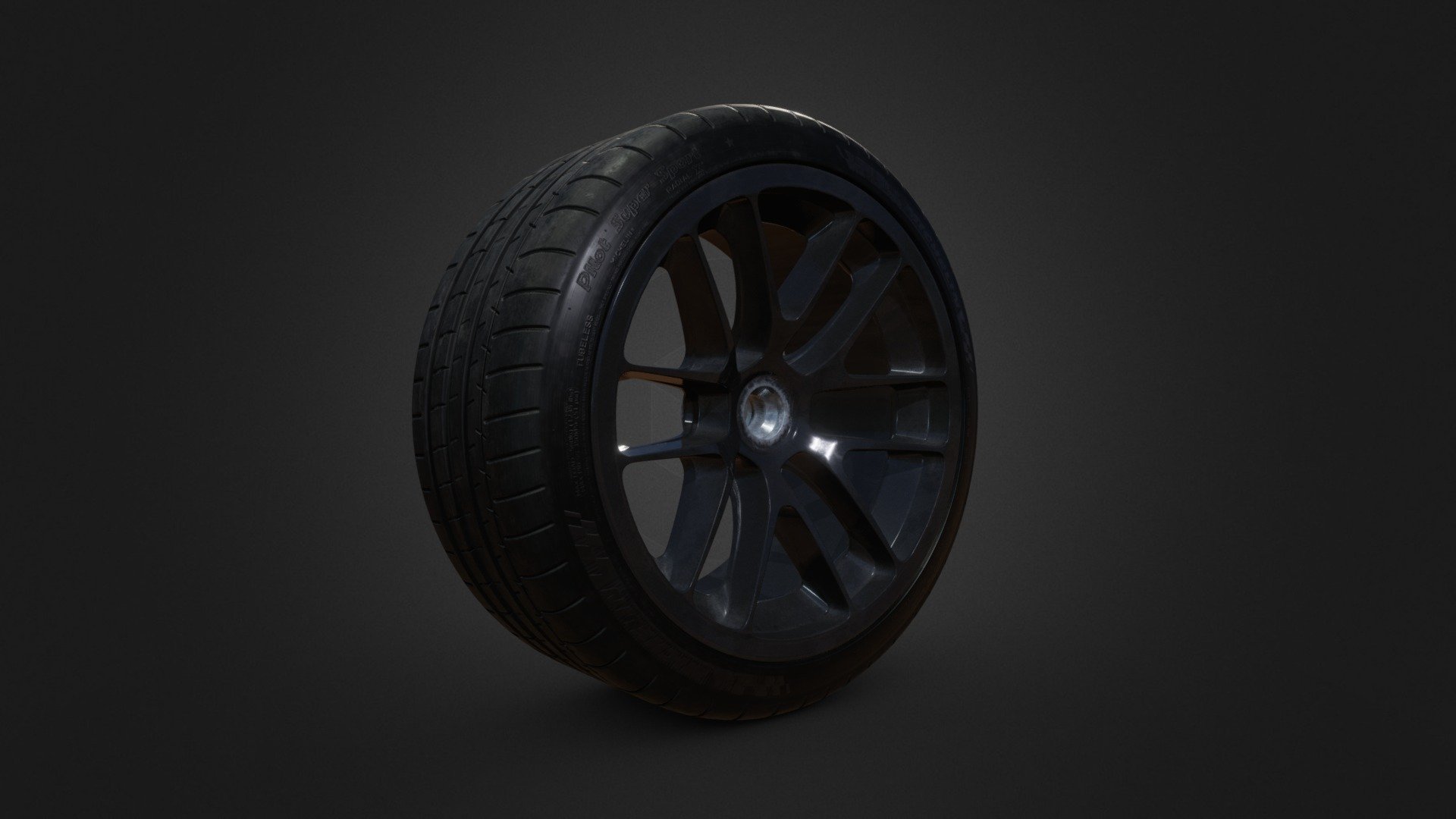 Michelin Pilot Super Sport PBR v2 3d model