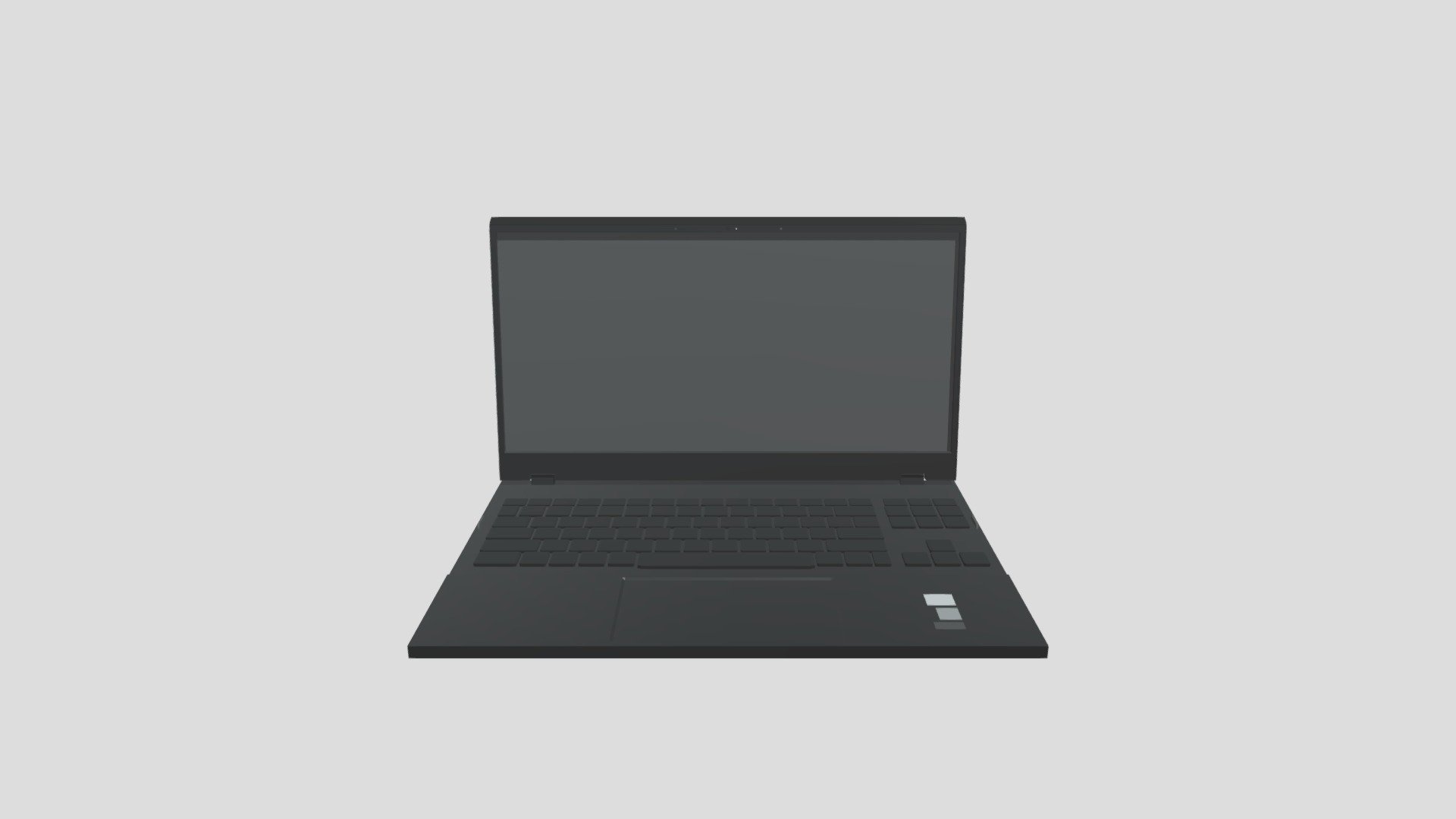 Laptop WIP 3d model