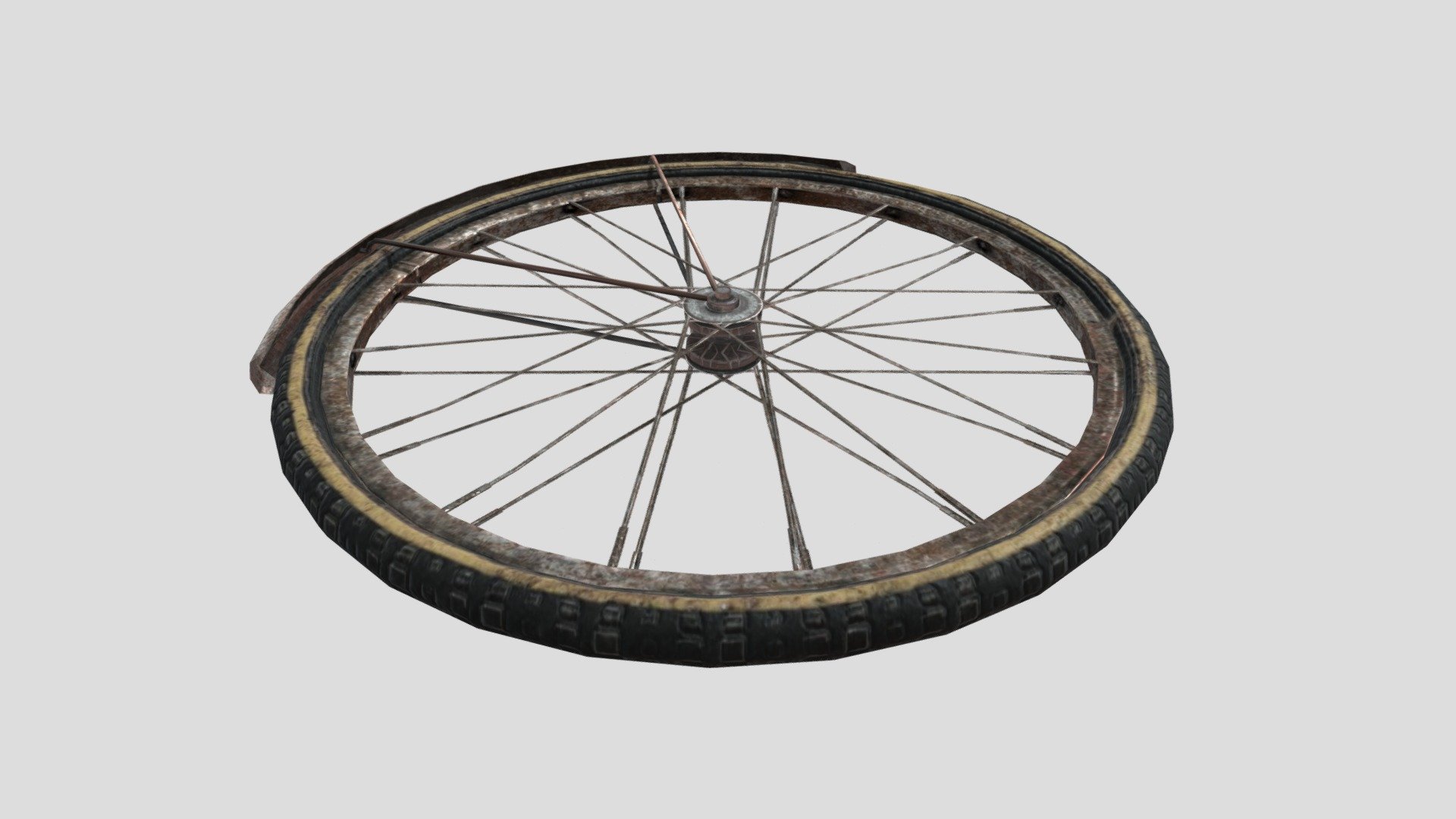 Bike wheel 3d model