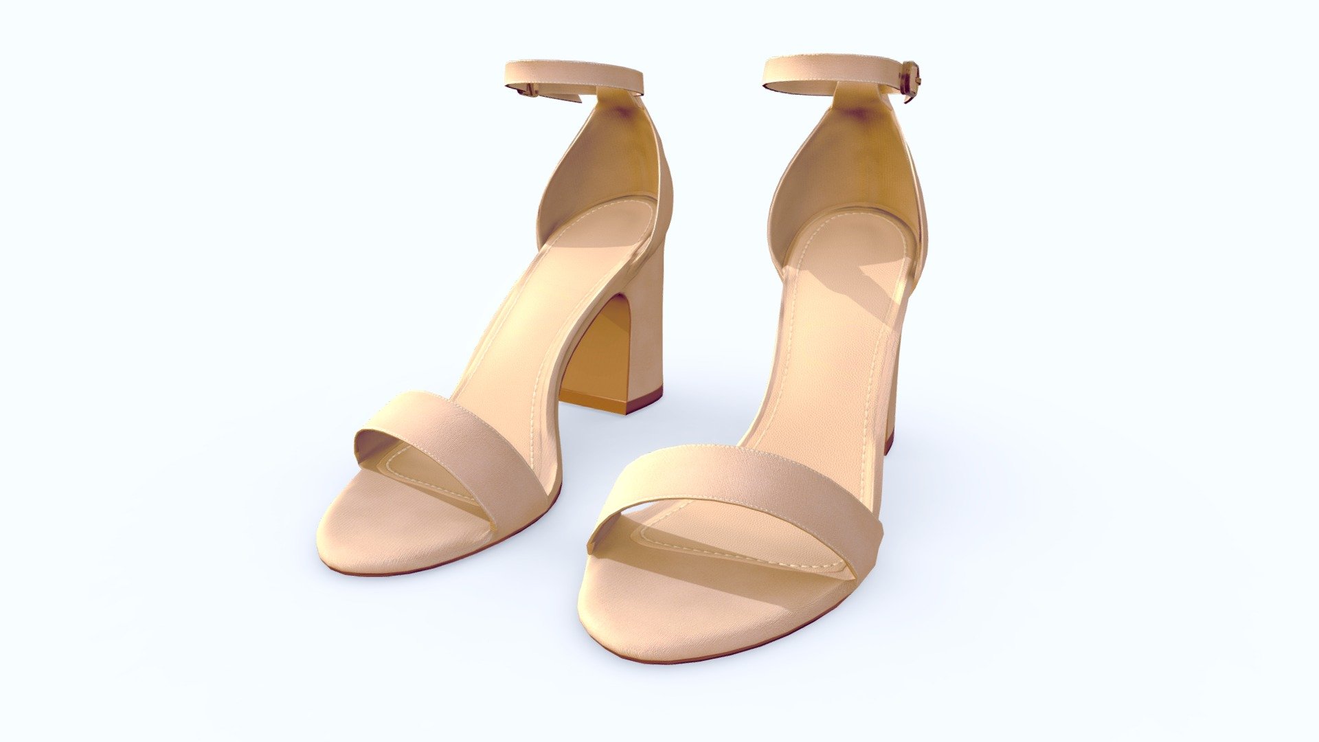 High Heeled Shoe 3d model