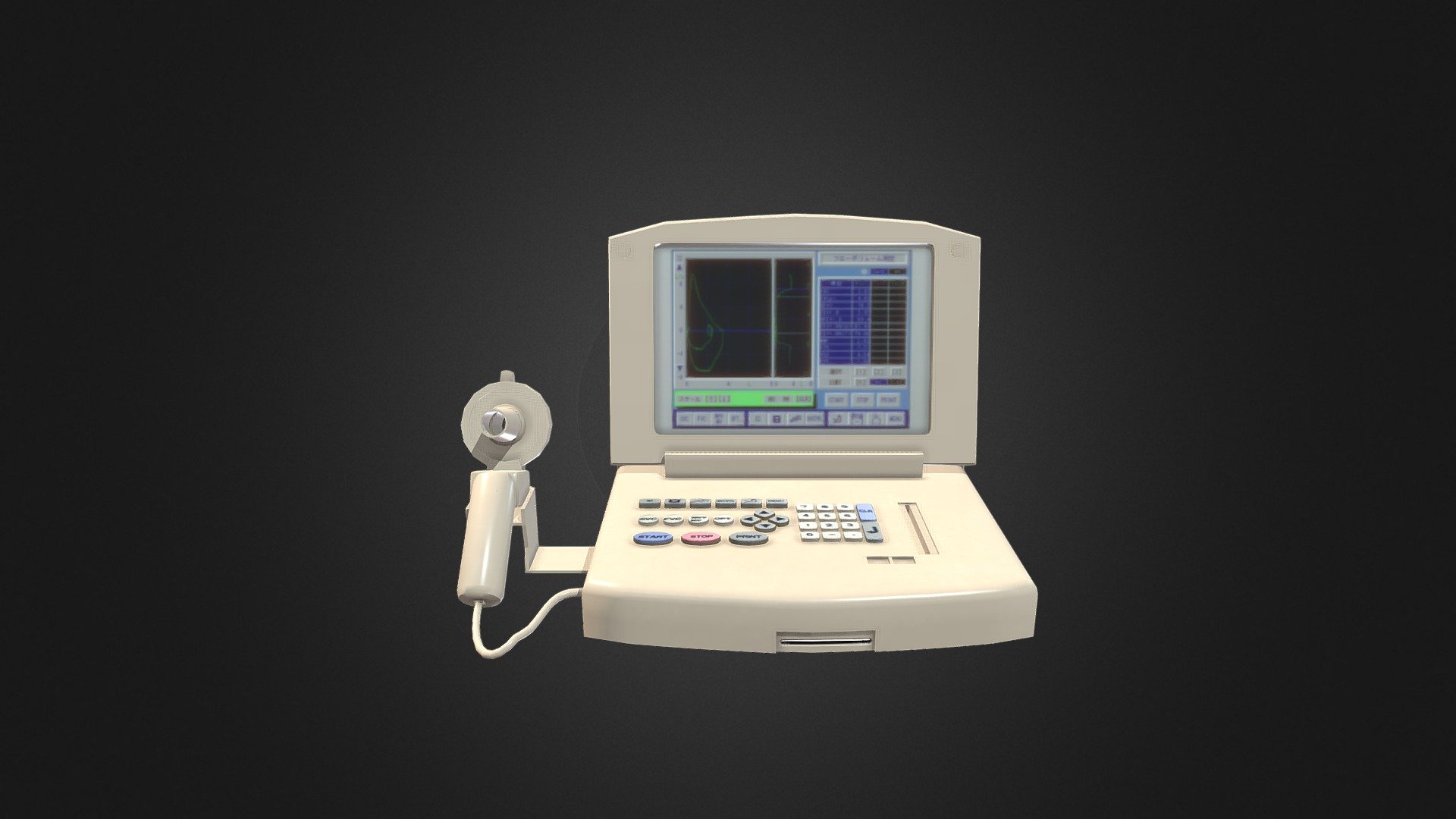 Chestgraph Spirometer 3d model