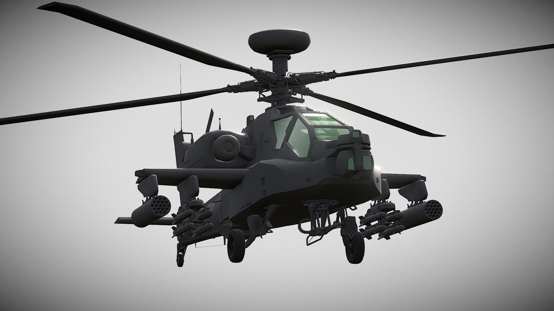 AH64 3d model