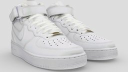 NIKE Air Force One 1 White High