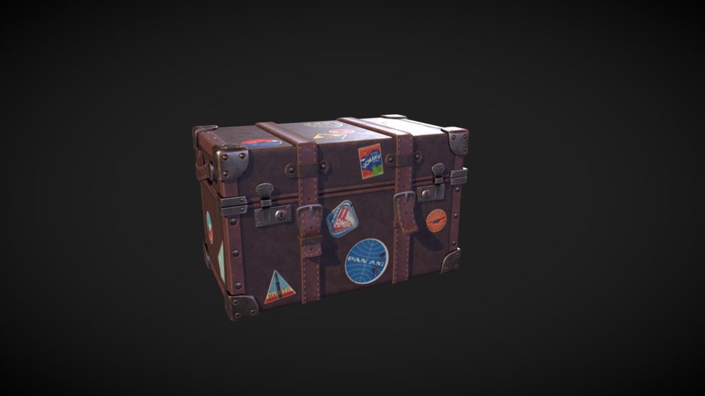 Vintage Luggage 3d model