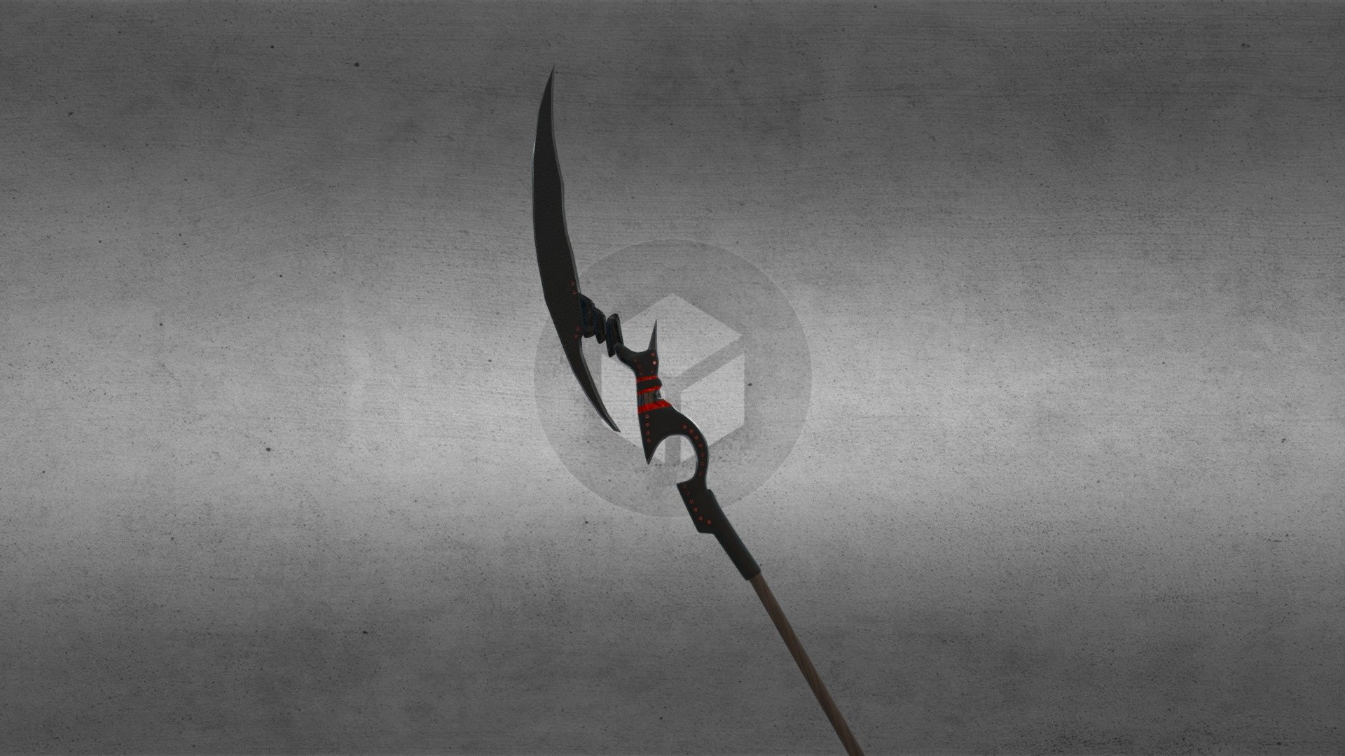 Stylized Metal Spear 3d model