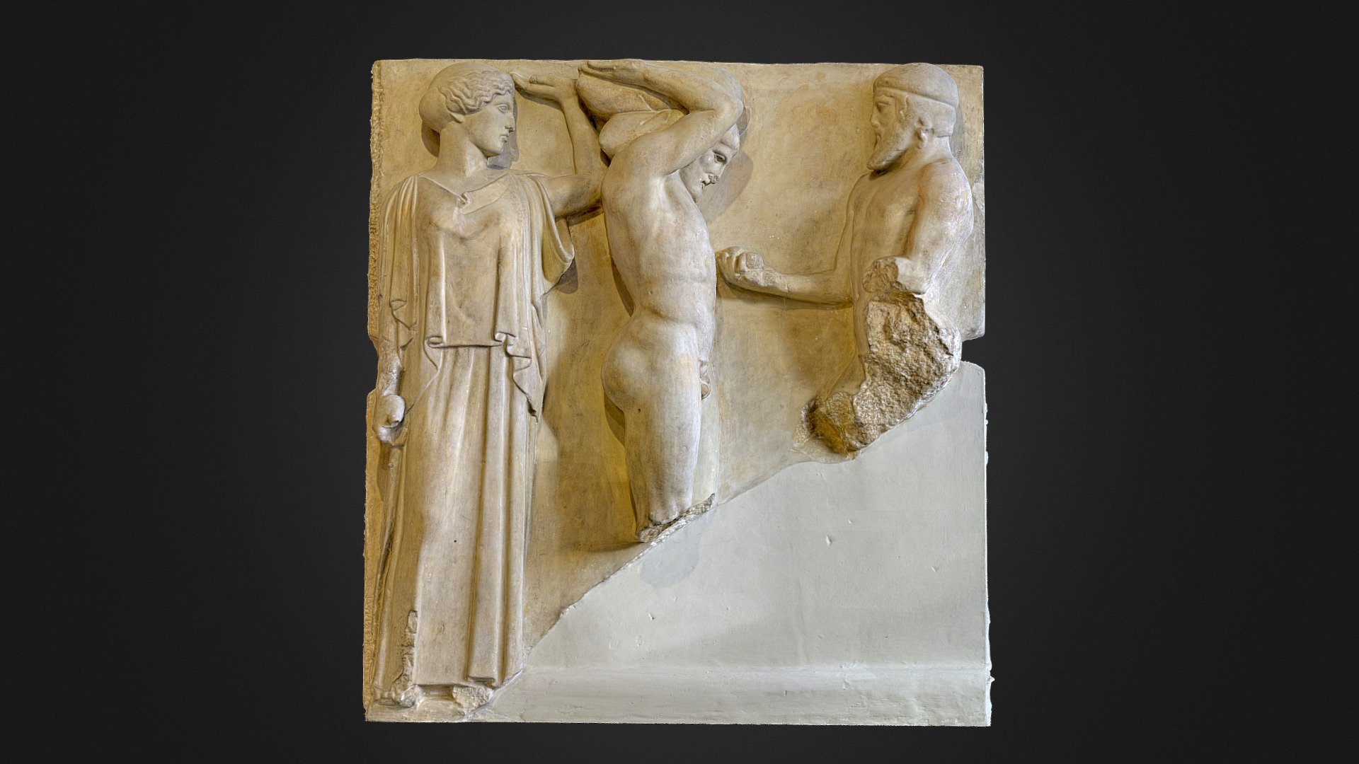 Metope des Zeus-Tempels 3d model