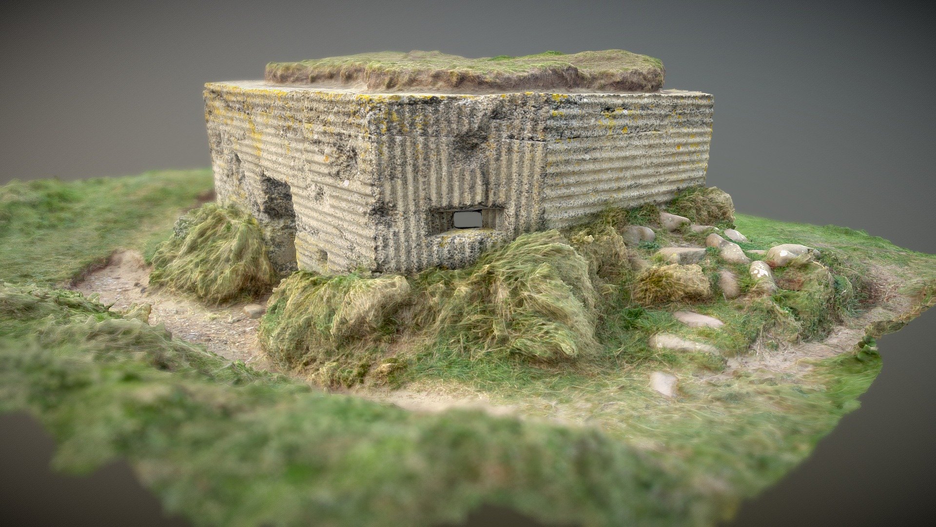 WW2 Bunker/PillBox 3d model