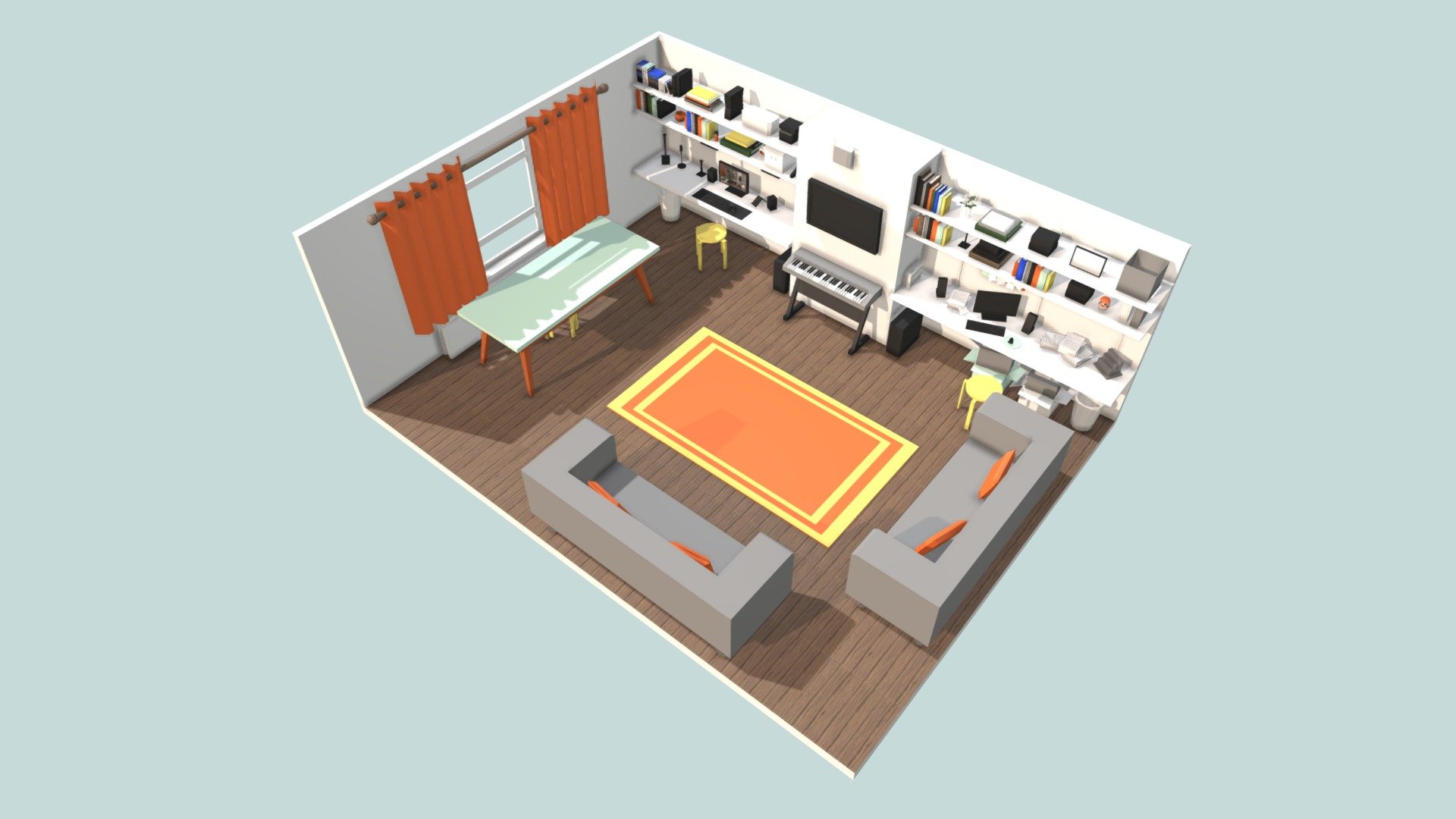 Room 3d model