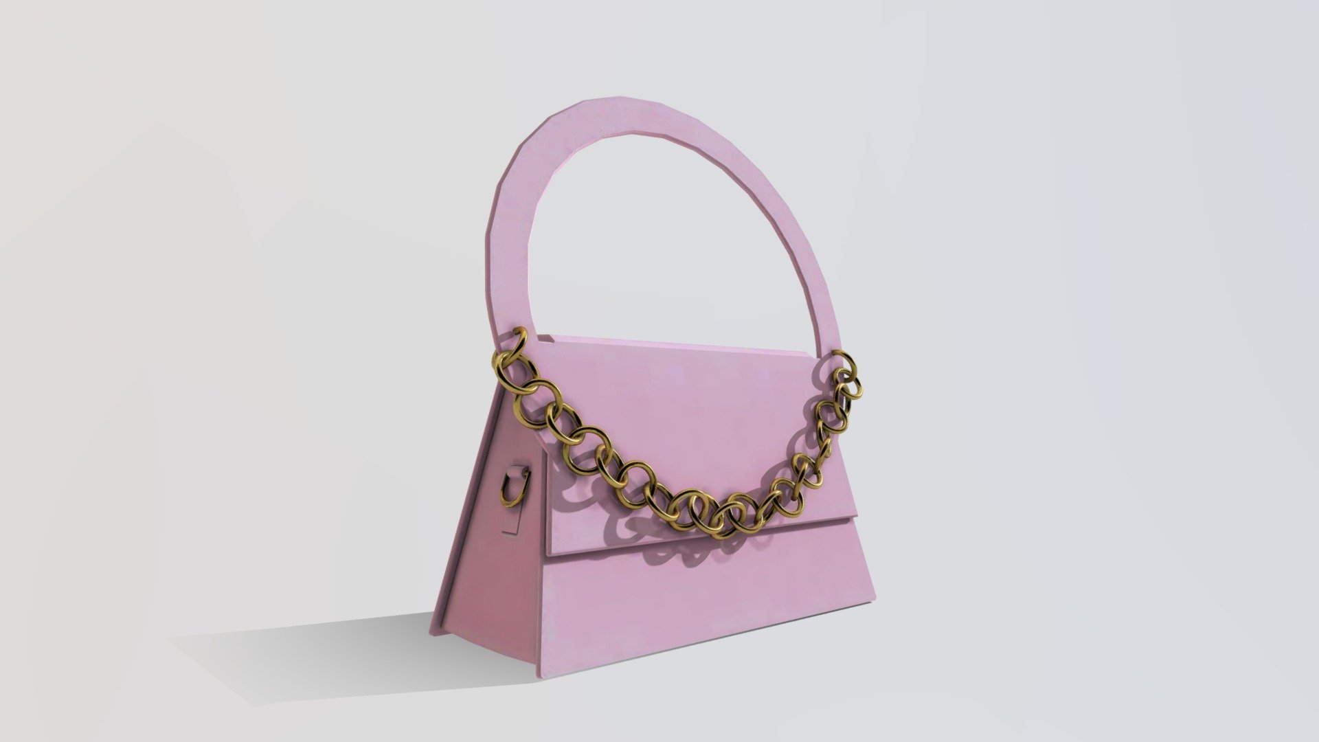 JACQUEMUS Sac Rond Rose 3d model