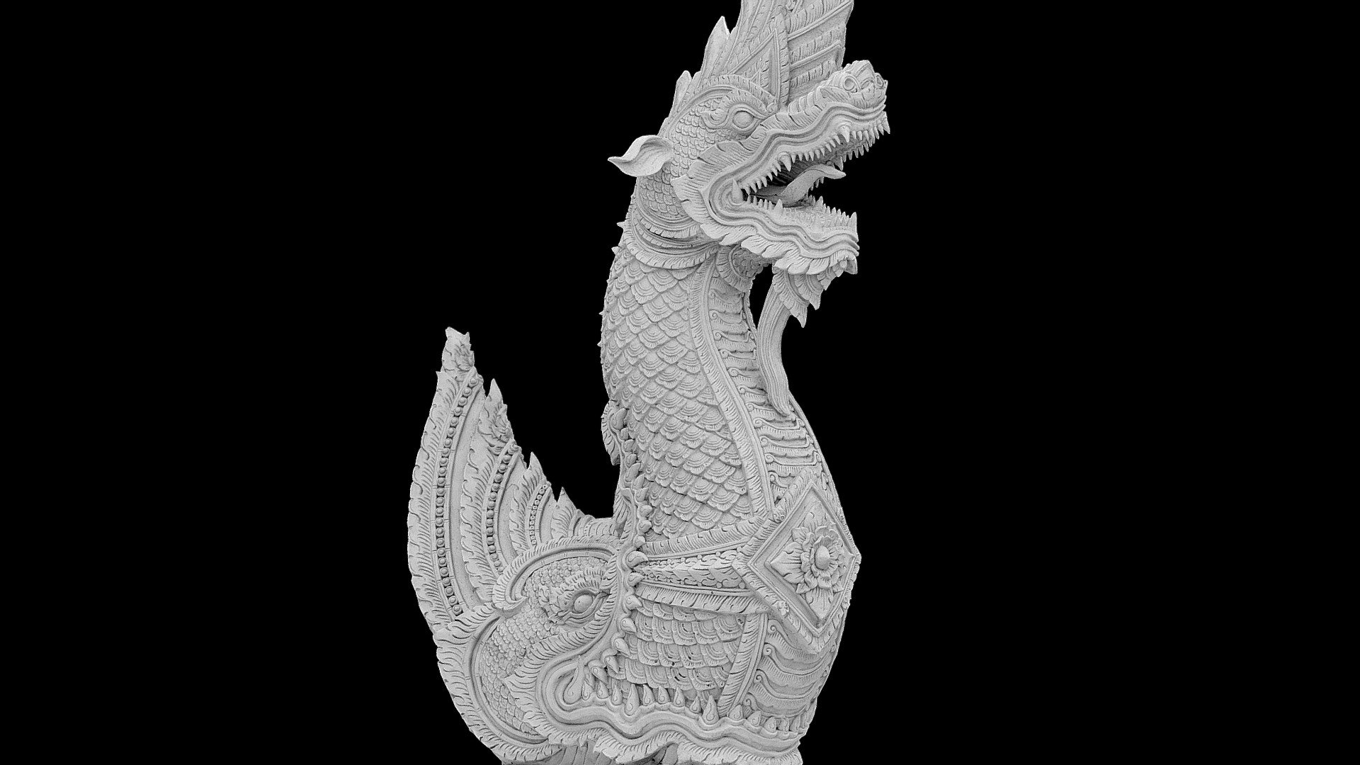 Thai Dragon | King Of Naga #RCDragons 3d model