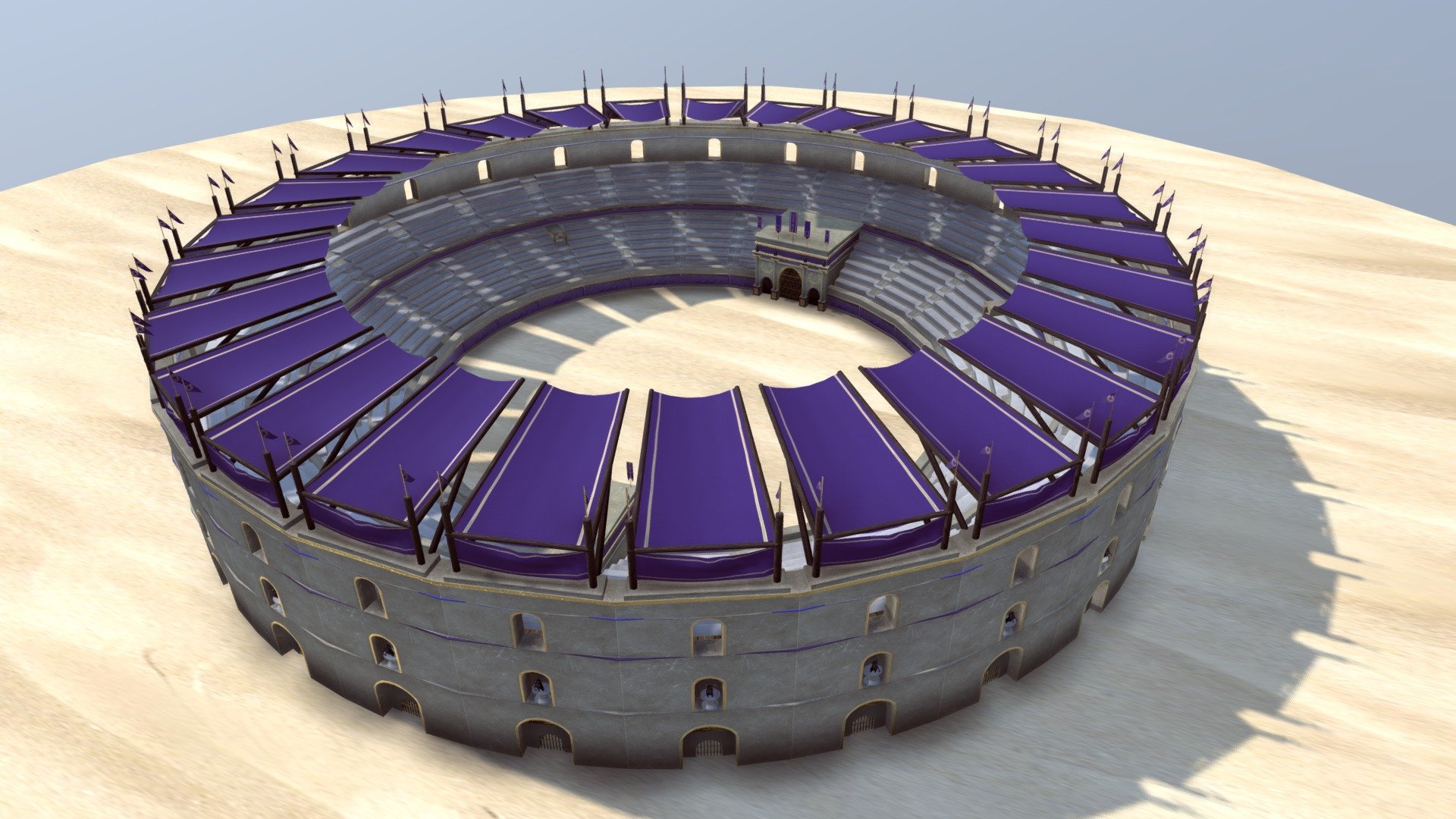 colosseum arena 3d model