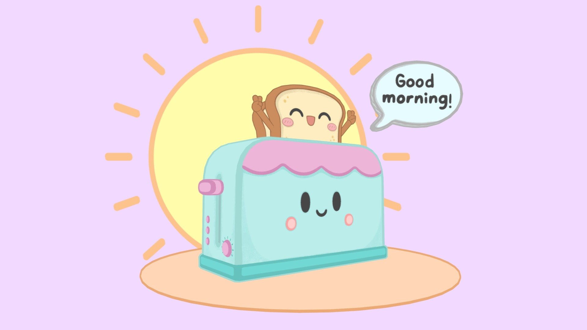 Cute Morning! 3d model