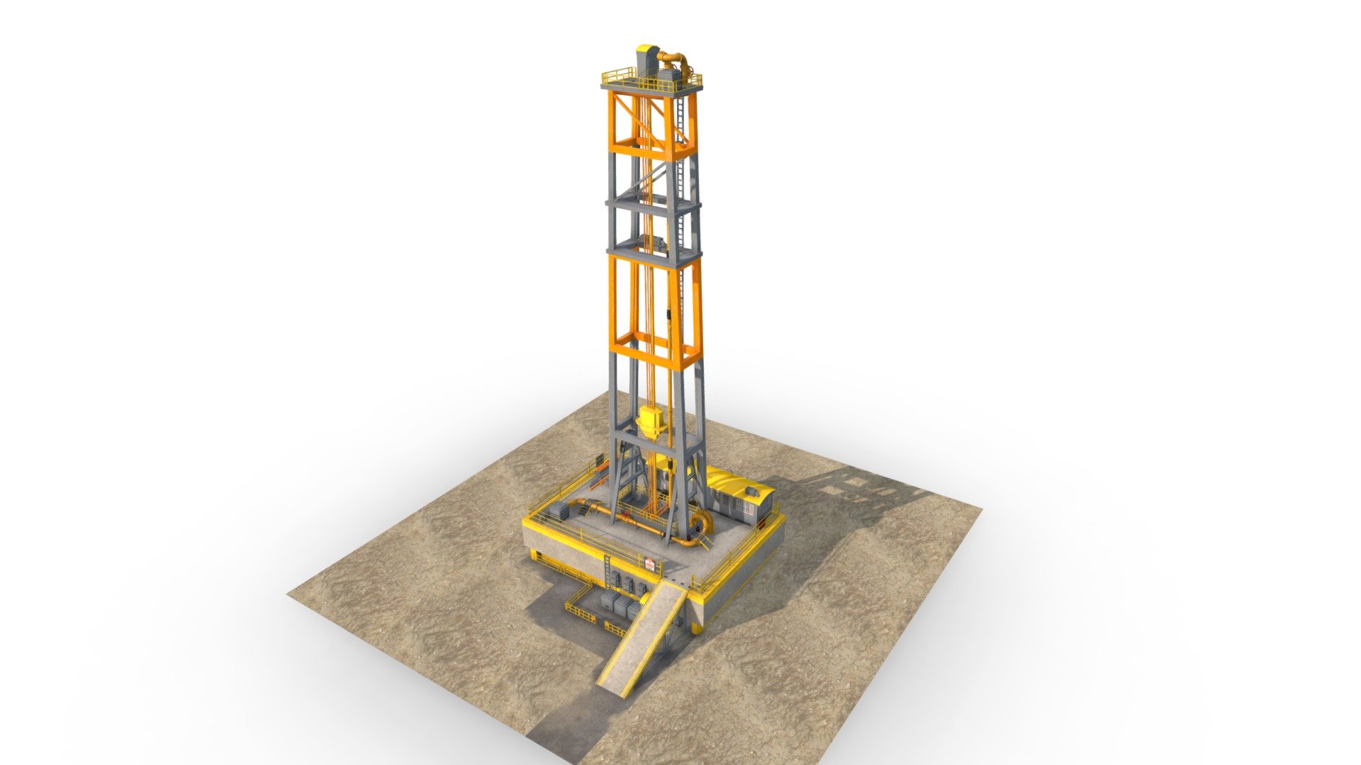 Rig Platform 3d model