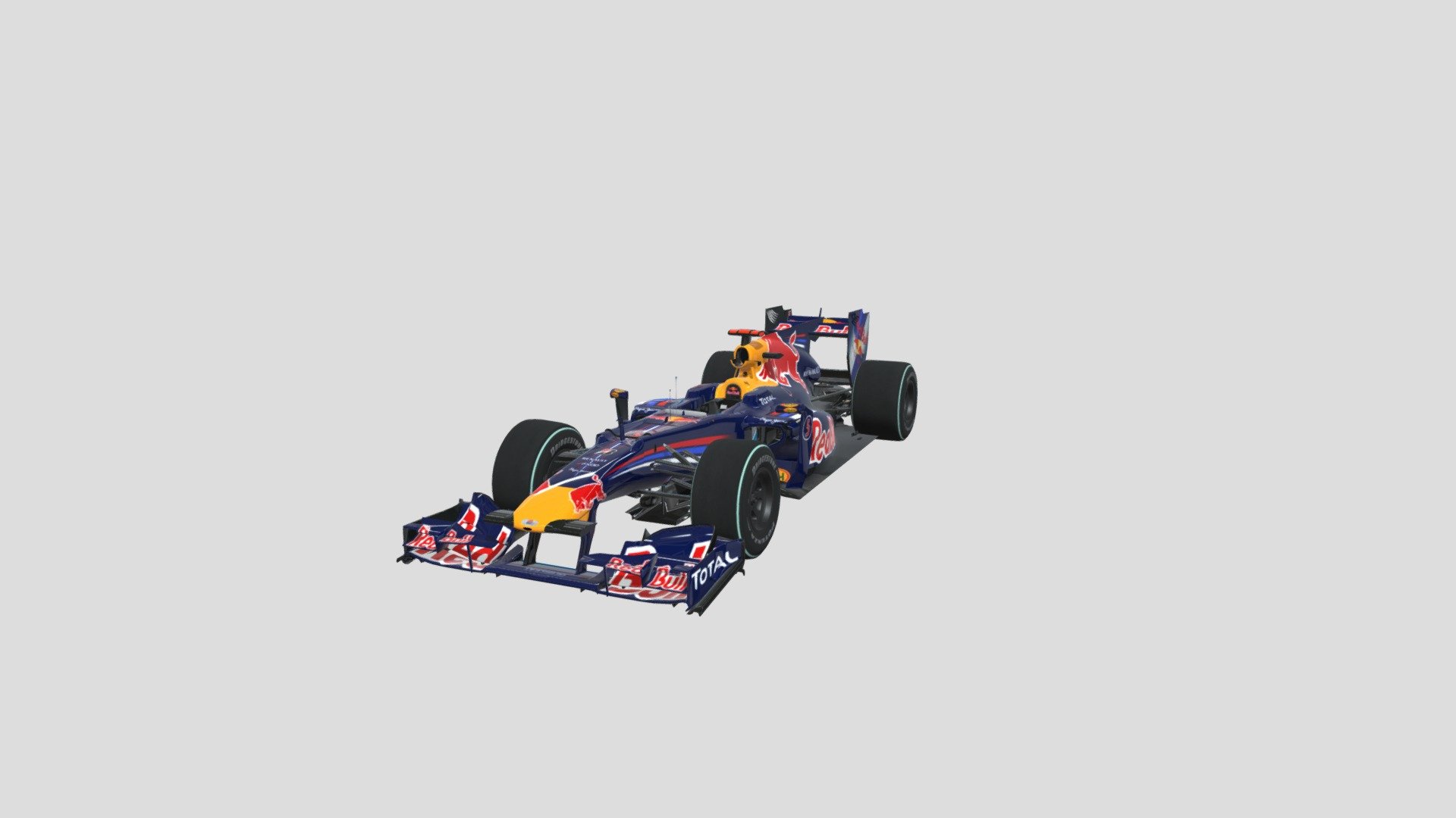 Red Bull Racing RB6 3d model