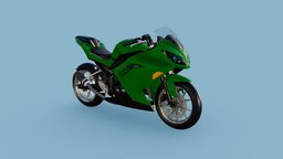 3d model kawasaki-Ninja 300