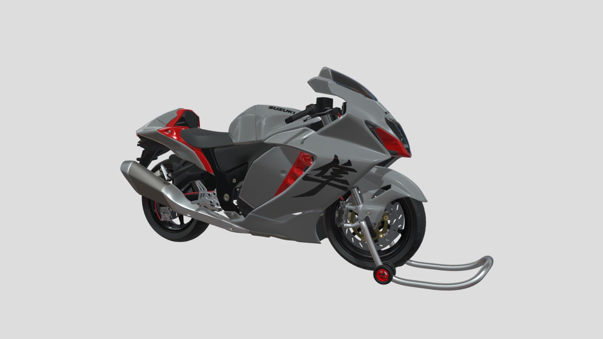 Suzuki Hayabusa 2023 3d model