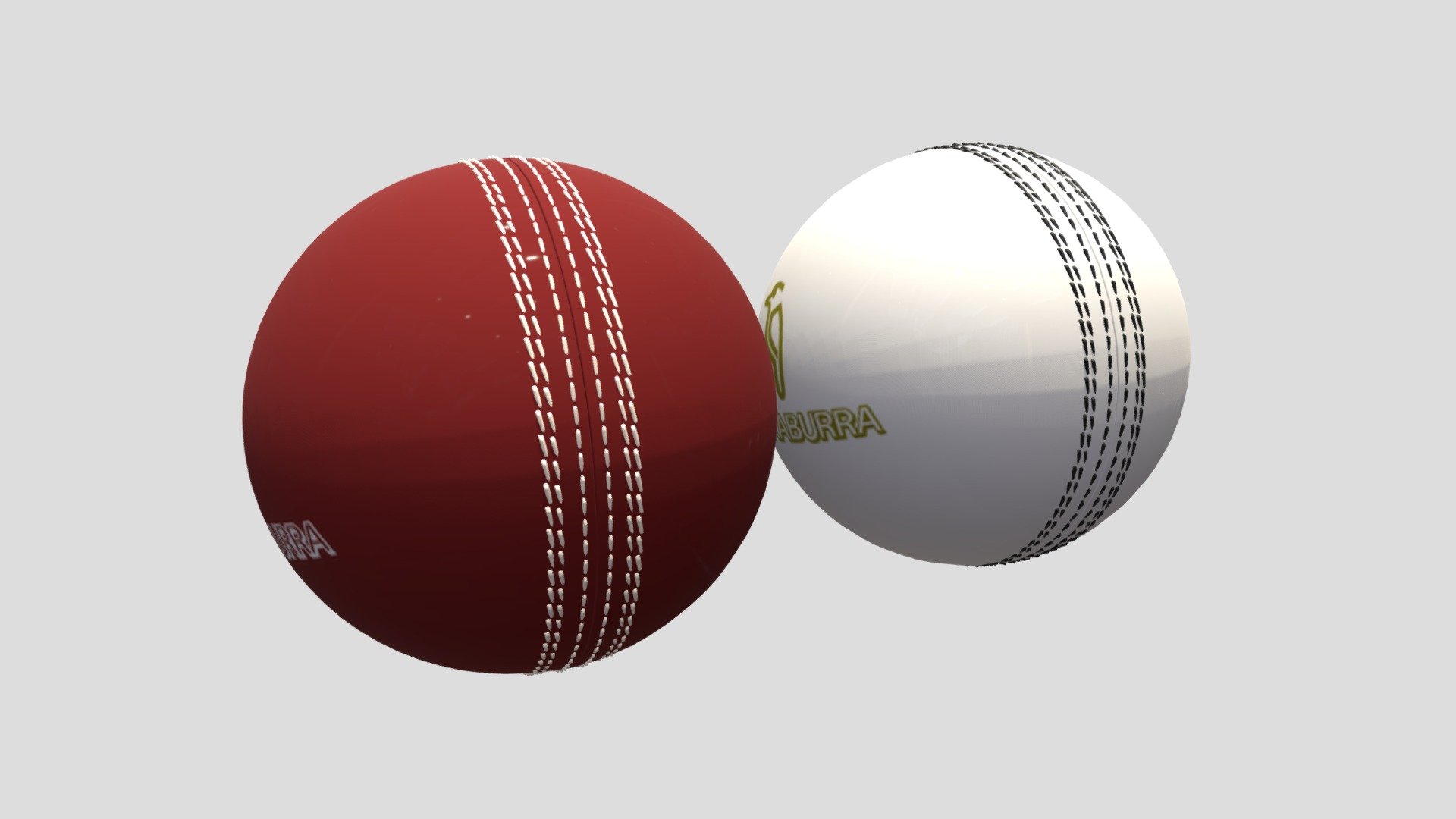 Cricket Balls 3d model