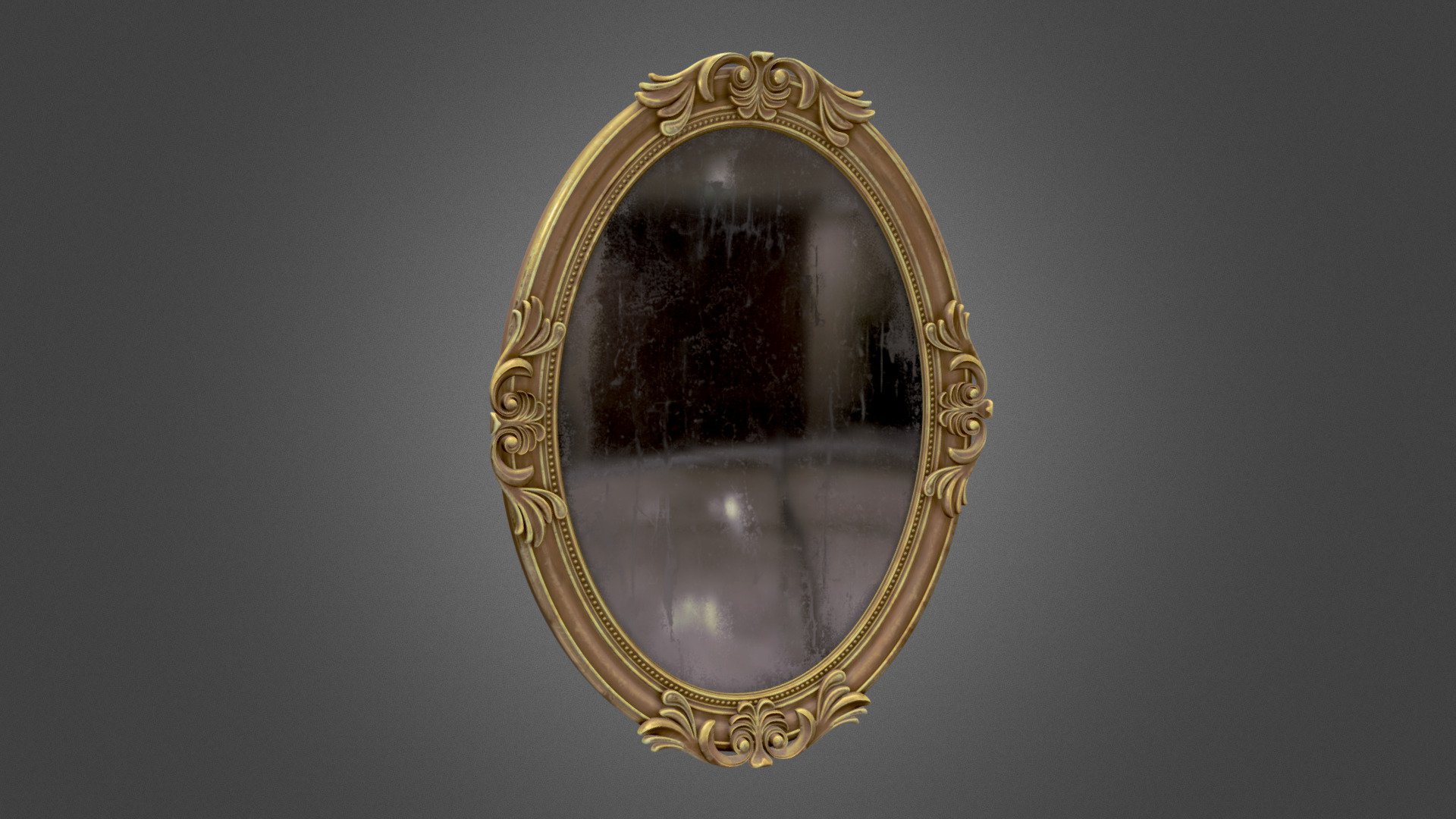 Victorian Mirror / Picture Frame 3d model