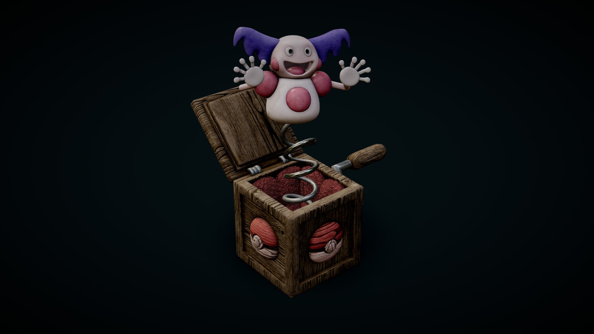 Mr. Mime in the Box 3d model