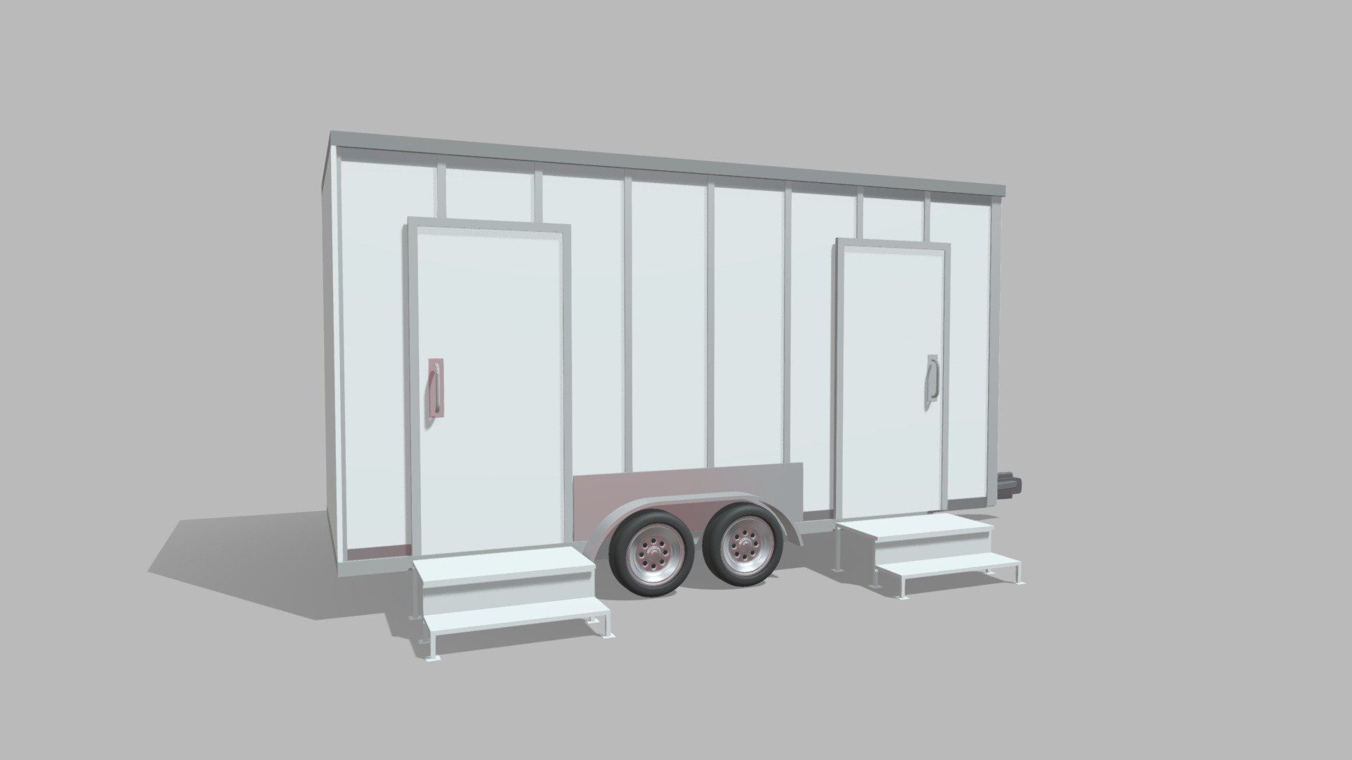 Restroom Trailer Rental 3d model