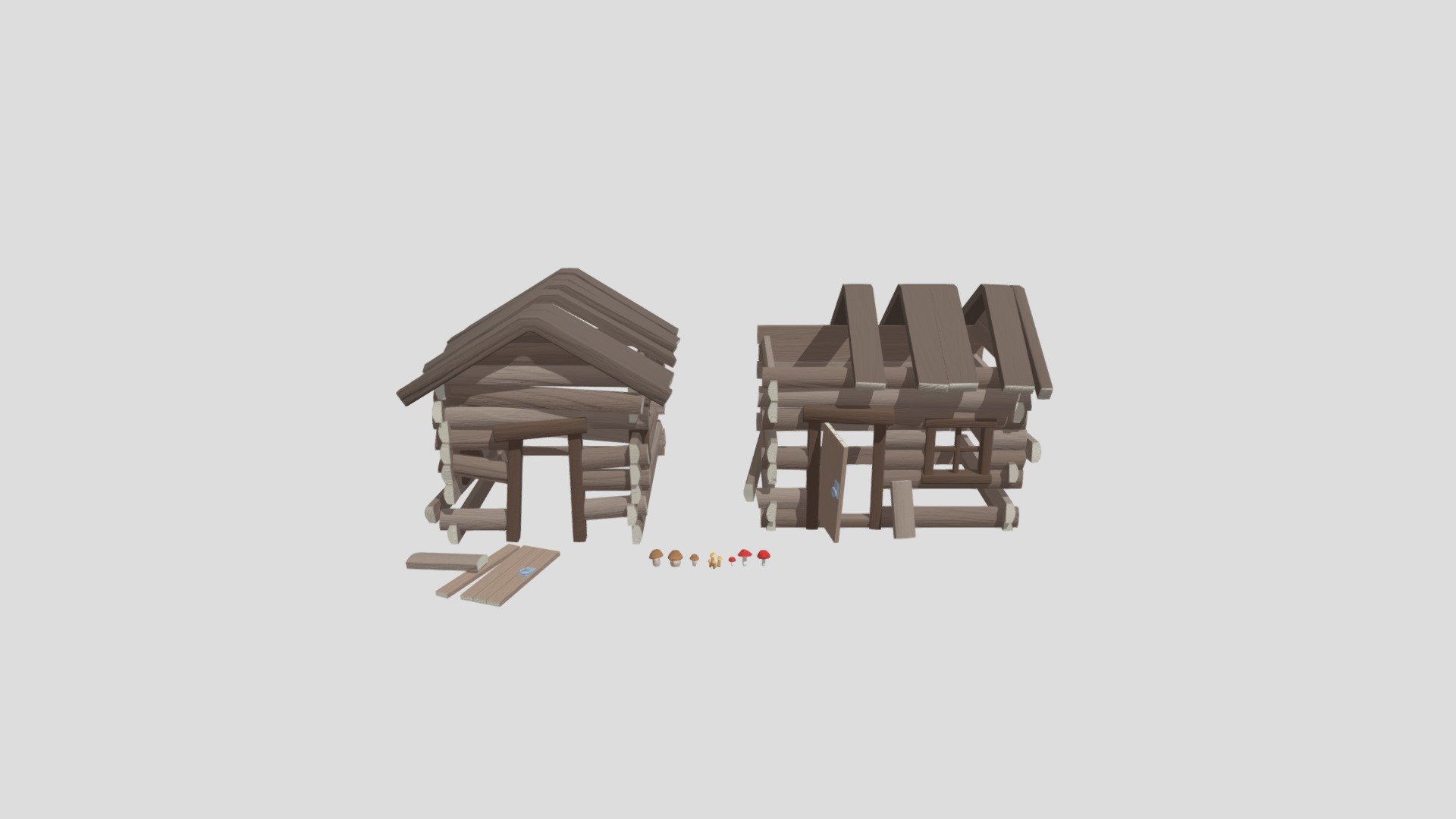 Assets from "Heldenreise 3d model