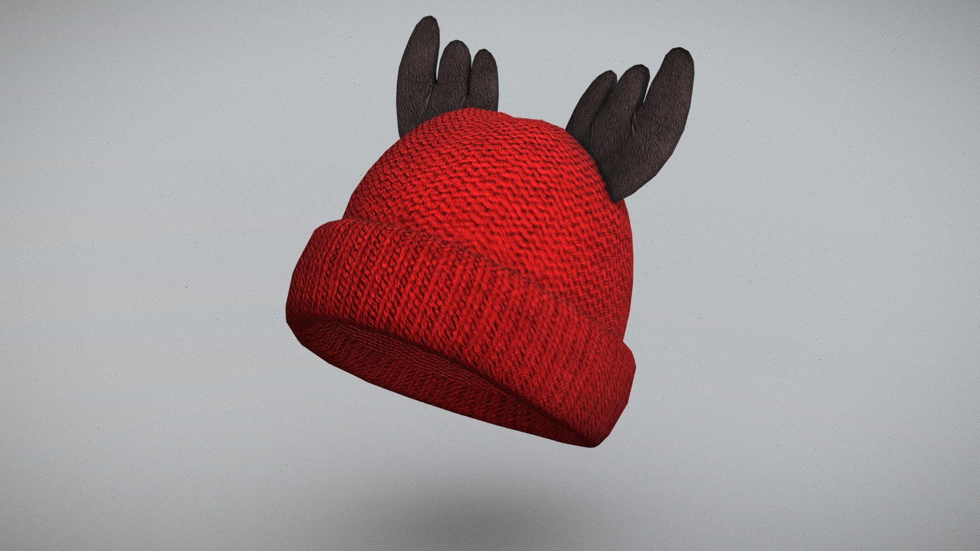 Antler Beanie 3d model