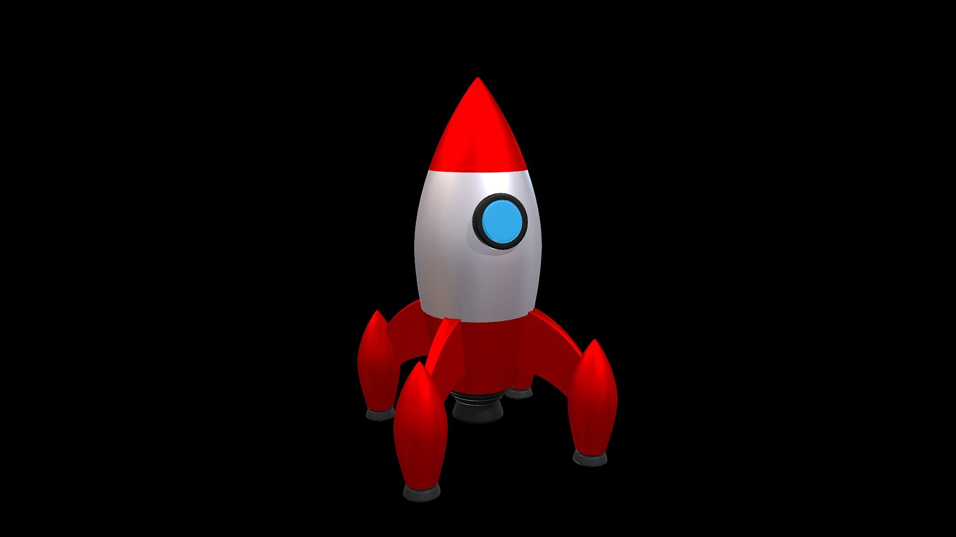 Space Rocket 3d model