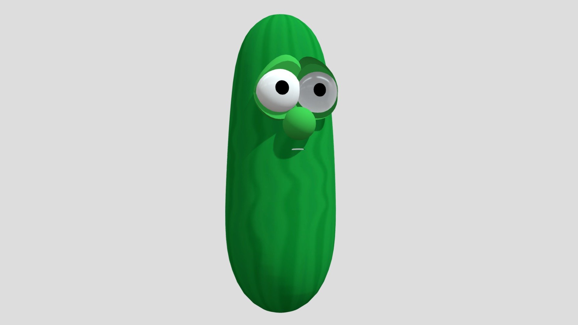 Larry the Cucumber (2000) 3d model