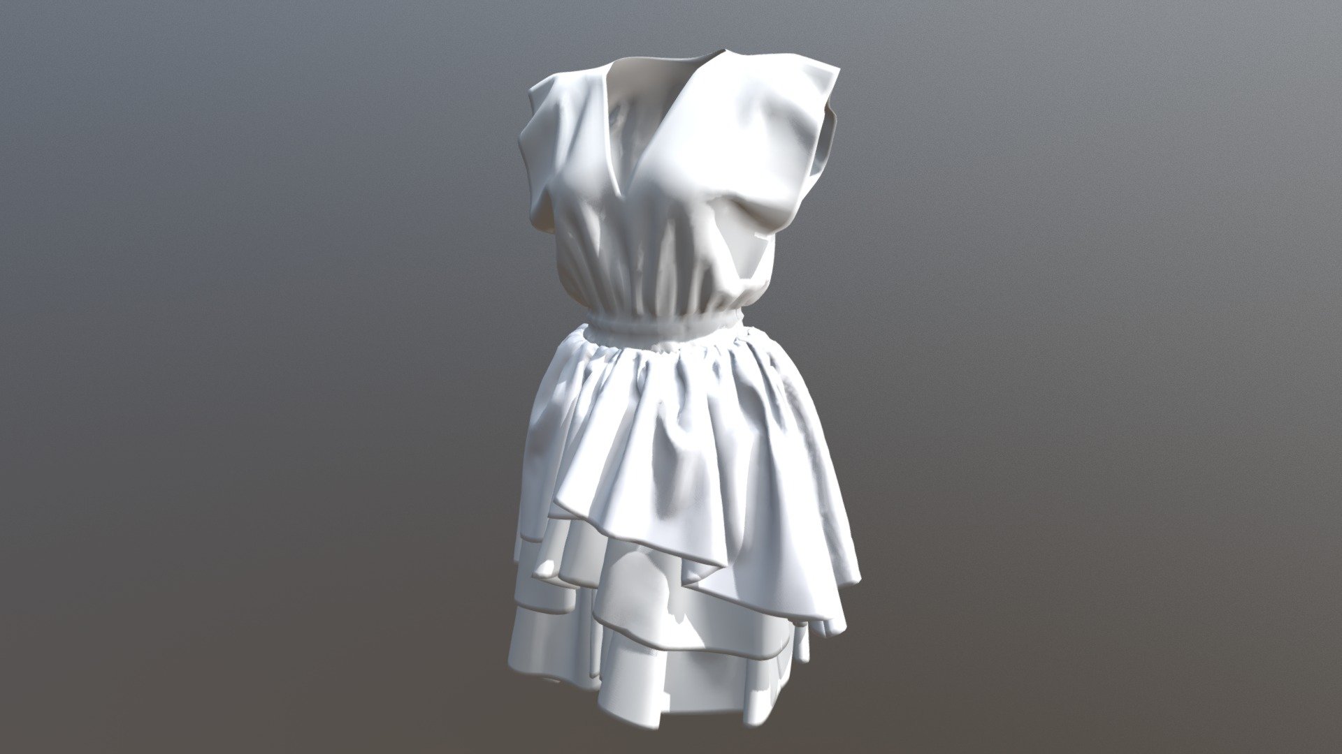 dress 3d model