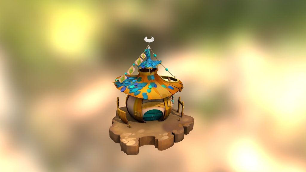 Mushroom_House 3d model