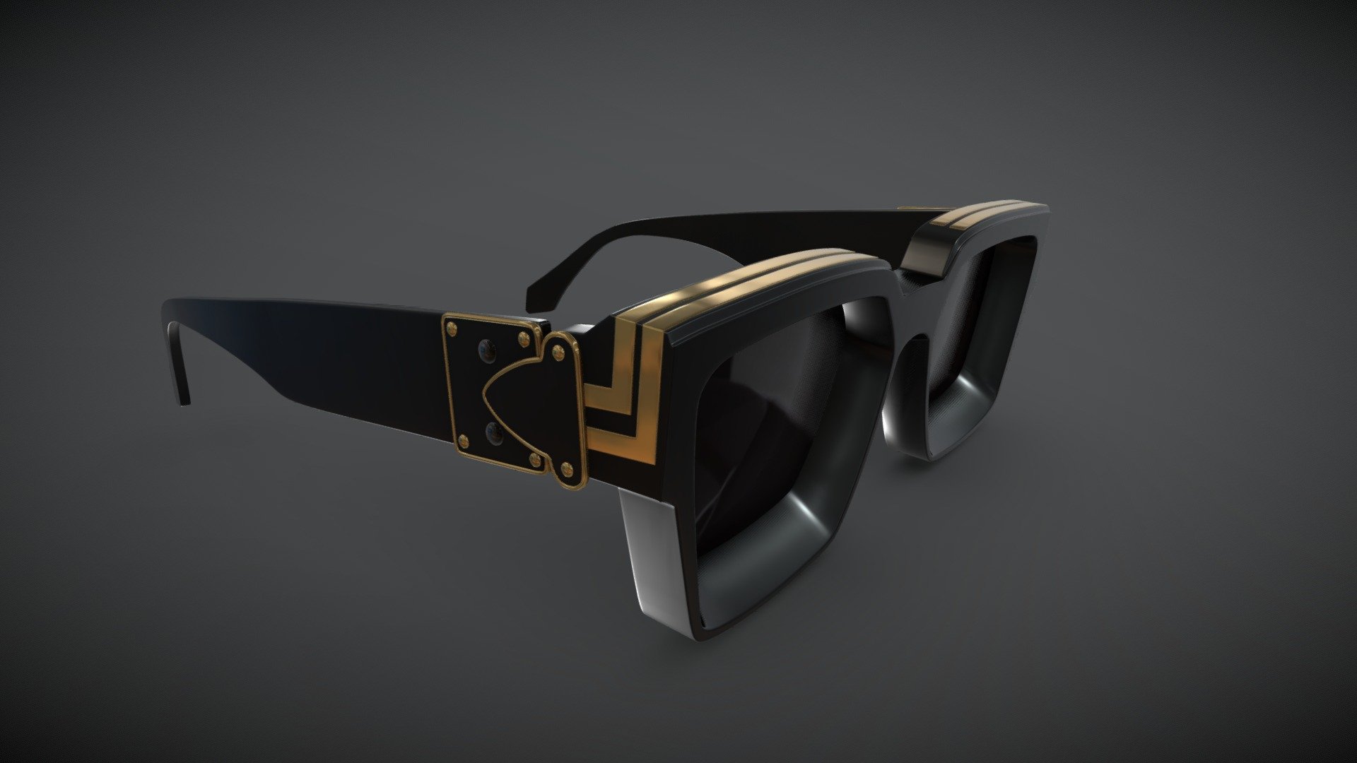 Sun Glasses 3d model