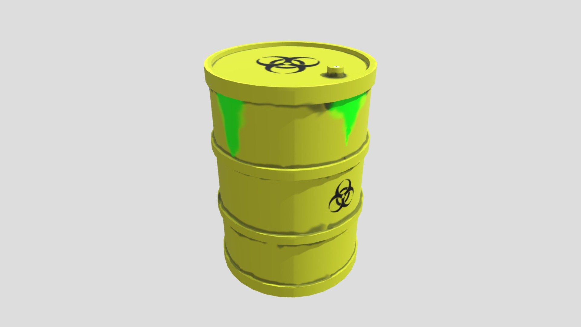 Toxic Barrel 3d model