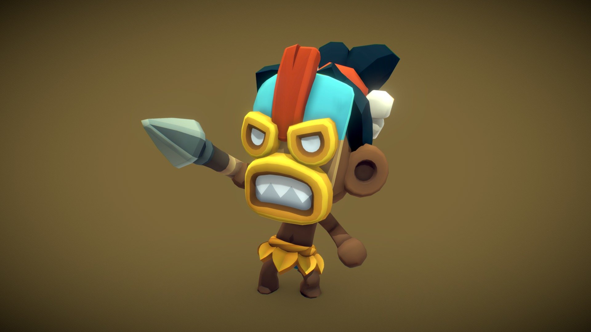 Jungle Monster 2 3d model