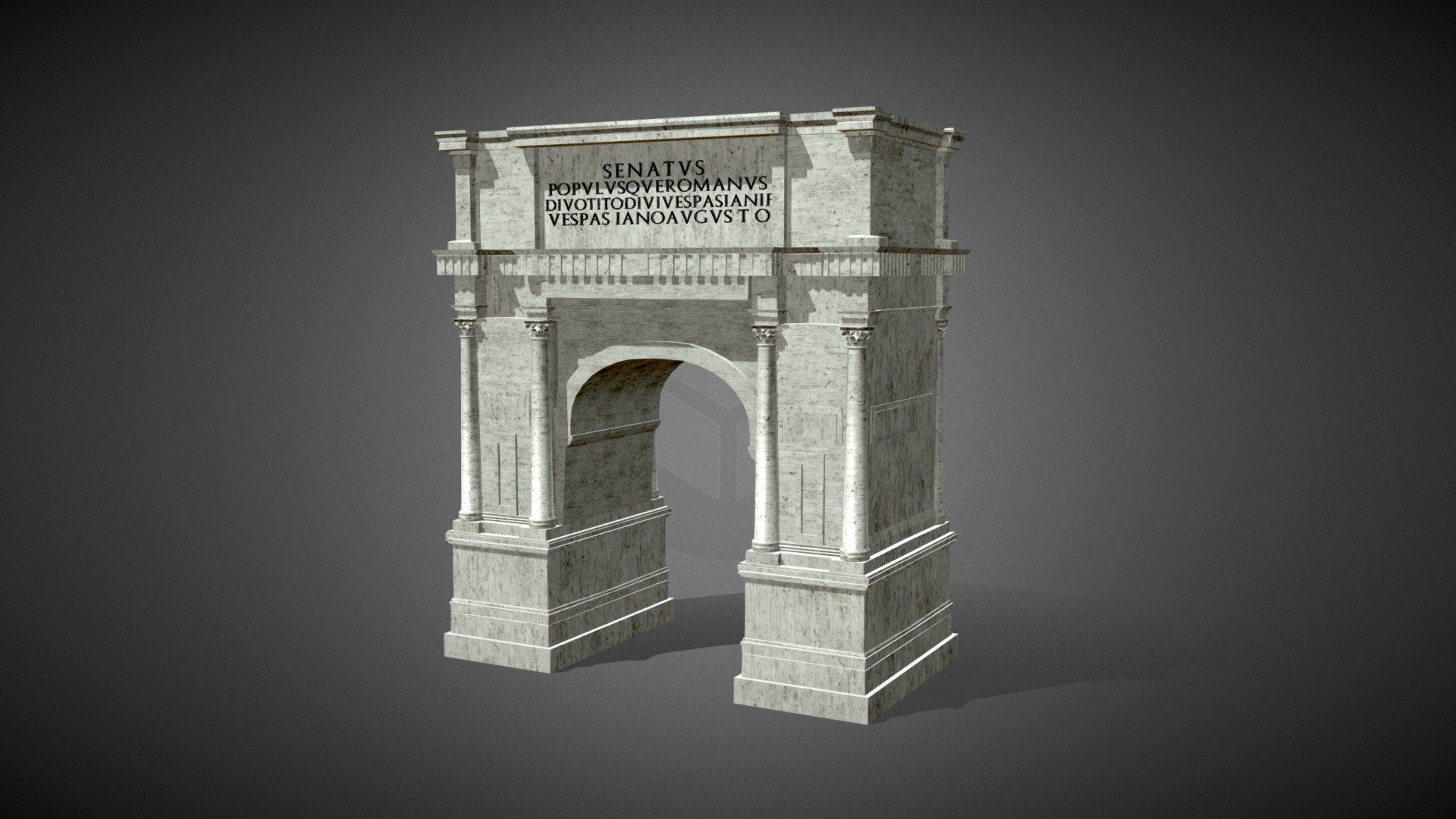 Arch of Titus 3d model