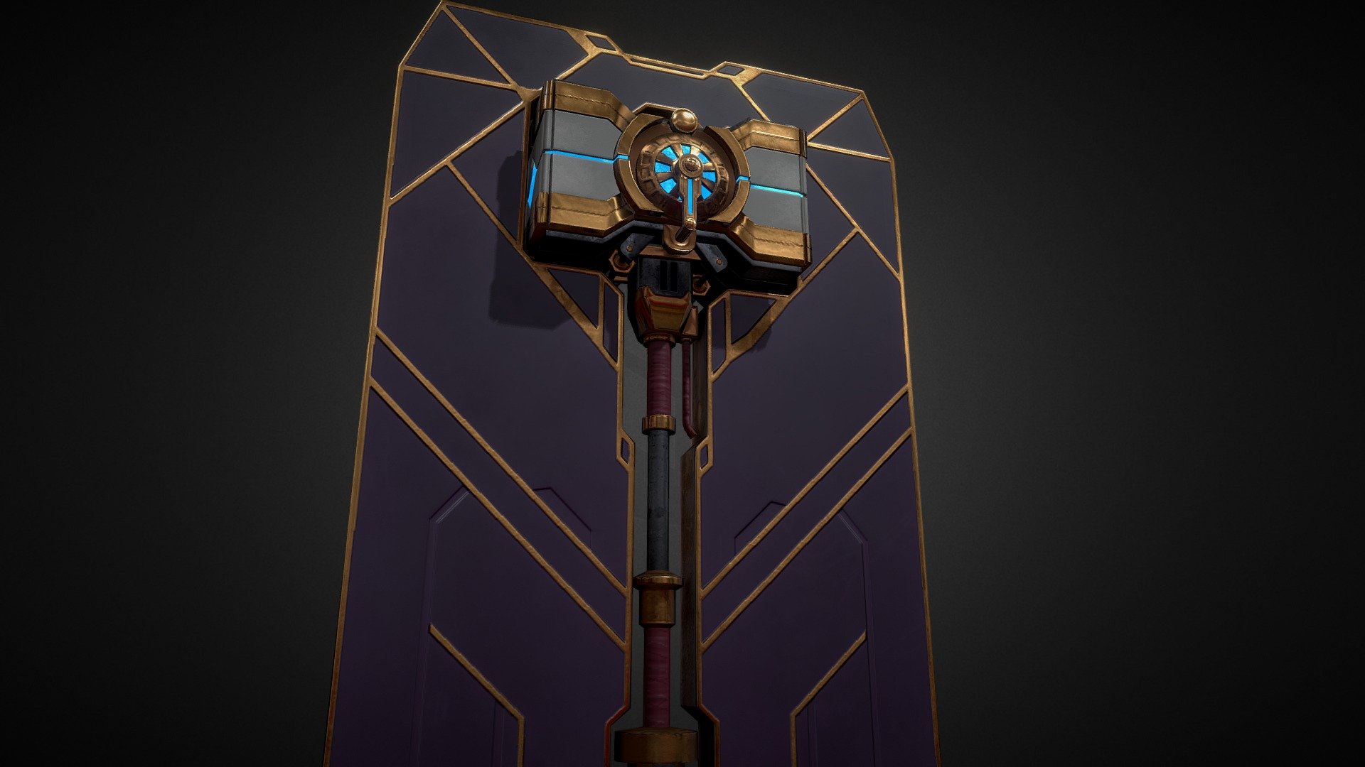 League of Legends Hammer 3d model