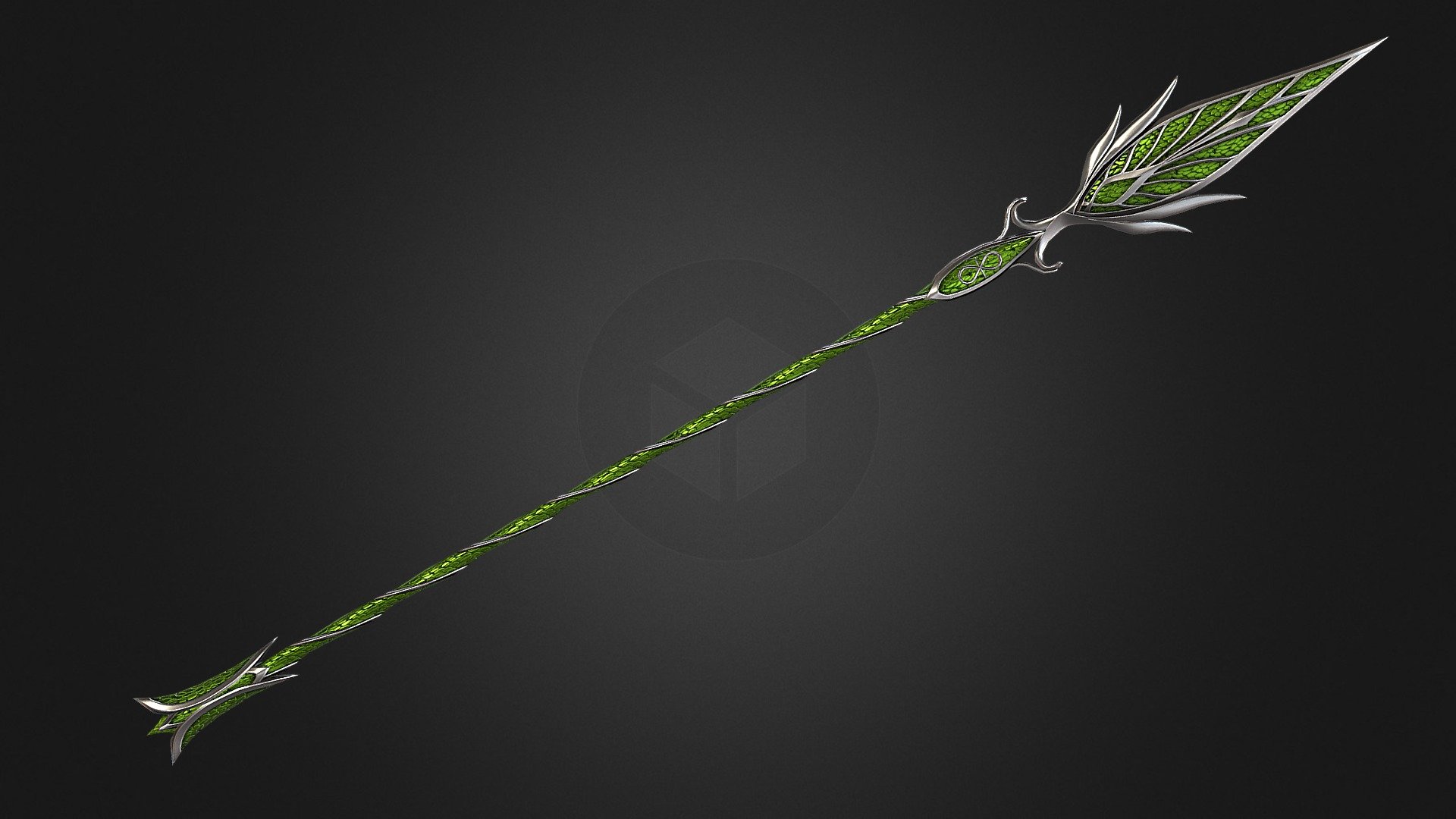 Leaf Spear 3d model