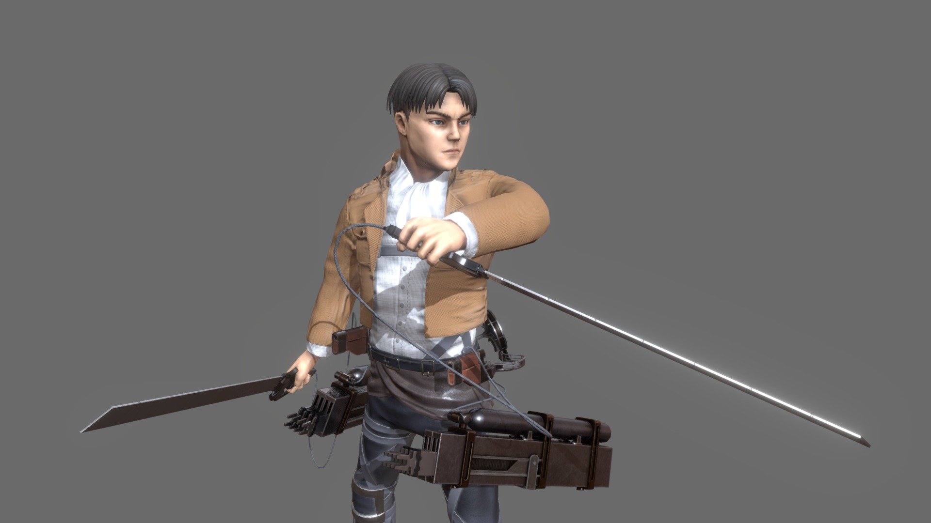 Levi Ackerman 3D 3d model