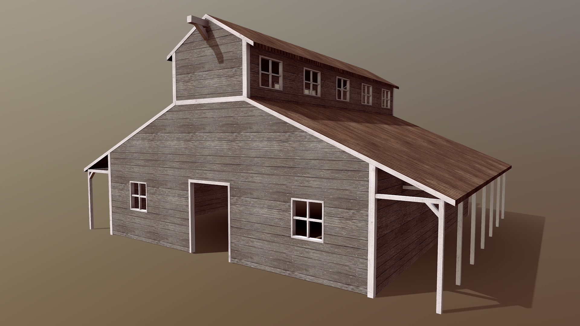 Stables 3d model