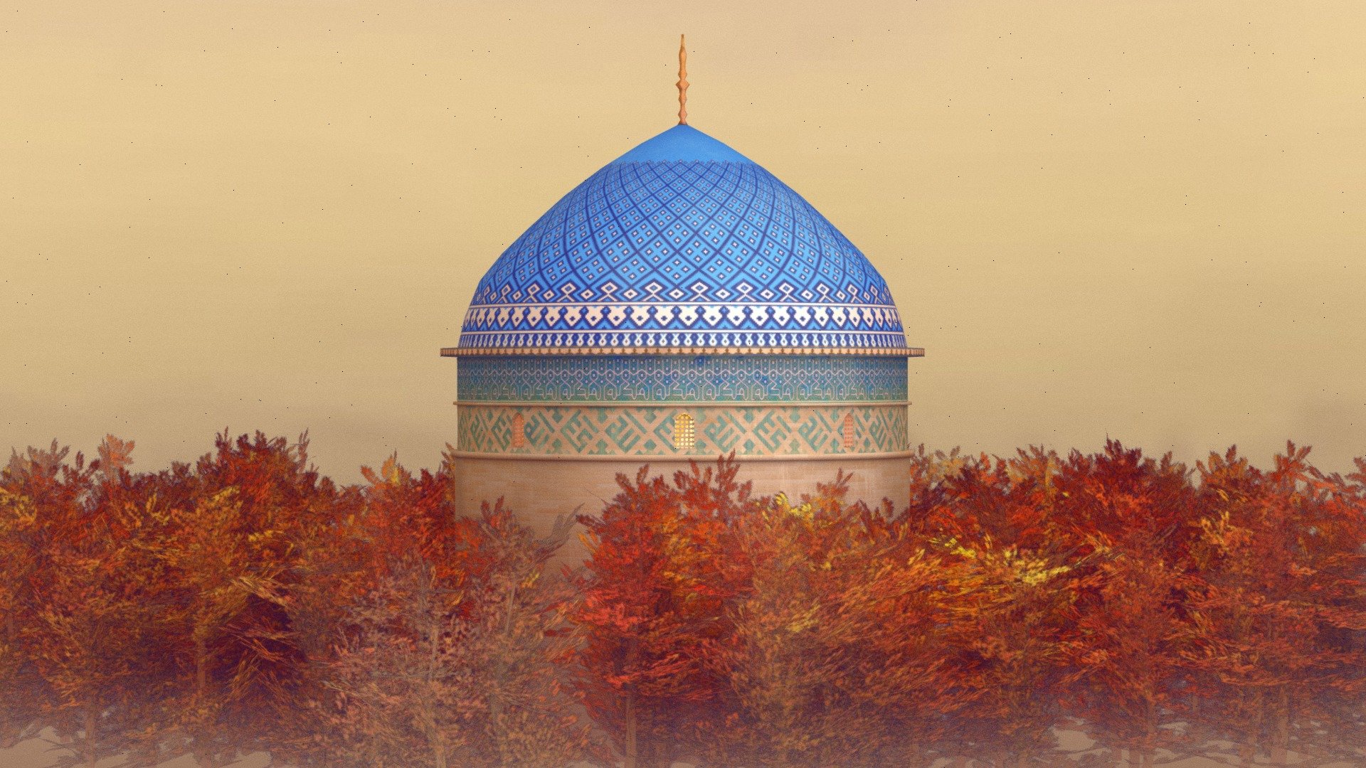 Islamic Dome 3d model