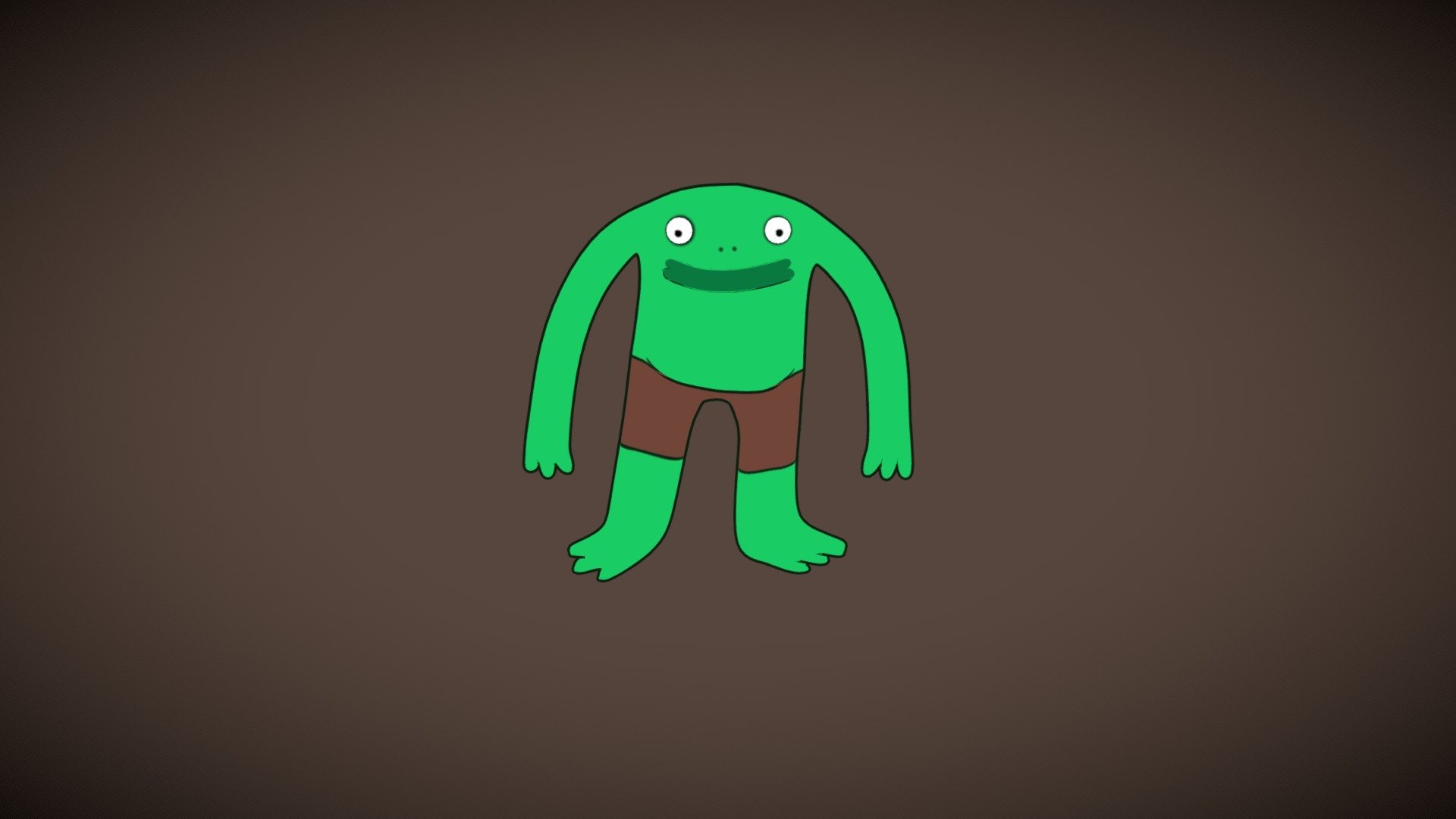 Mr Frog 3d model