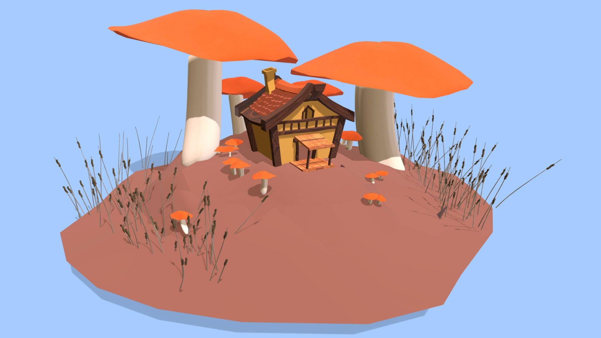 Mini House 3d model