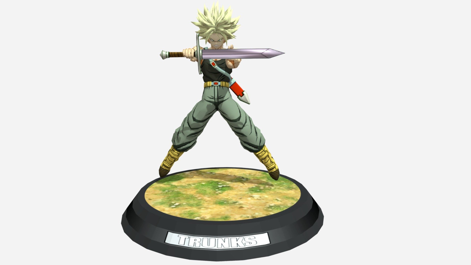 Trunks Bojack movie 3d model