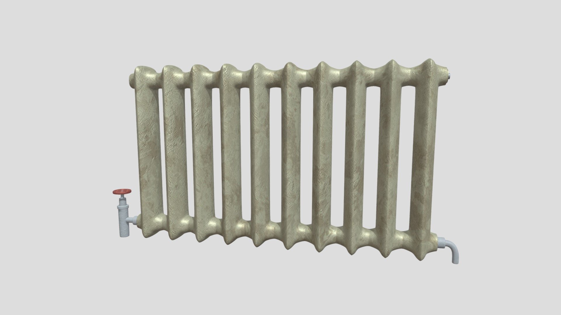 Old Radiator 3d model