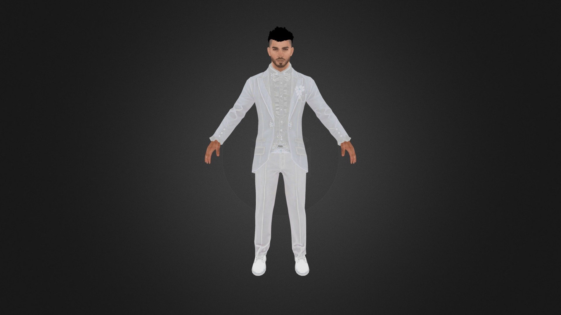 Pubg Wedding Tuxedo 3d model