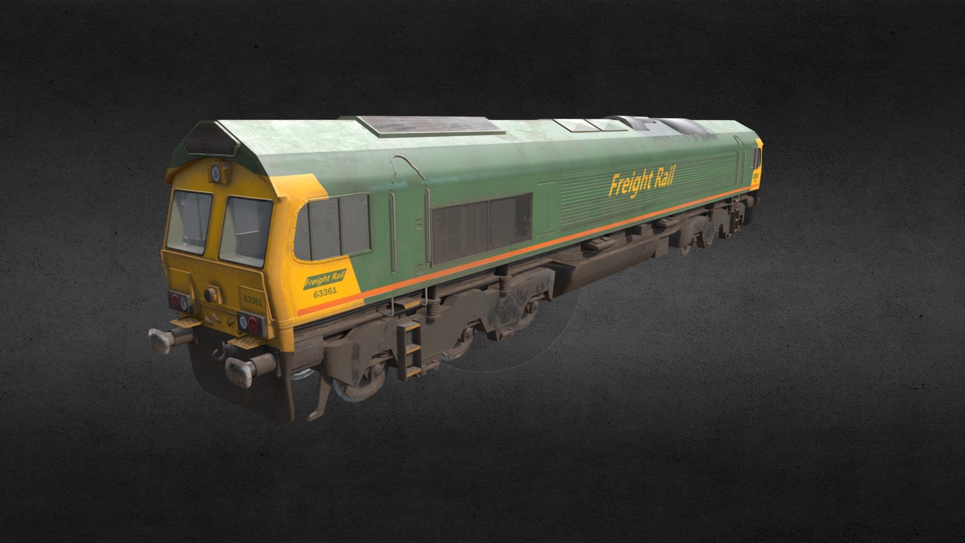 Diesel Locomotive 3d model