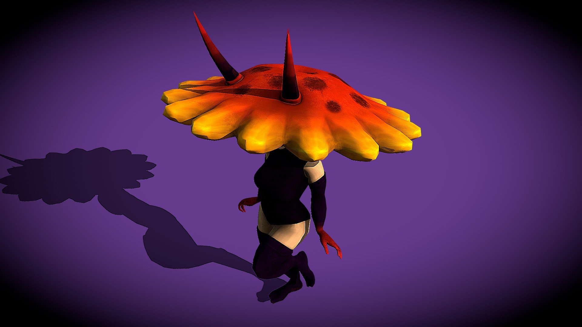 Mushroom Succubus 3d model