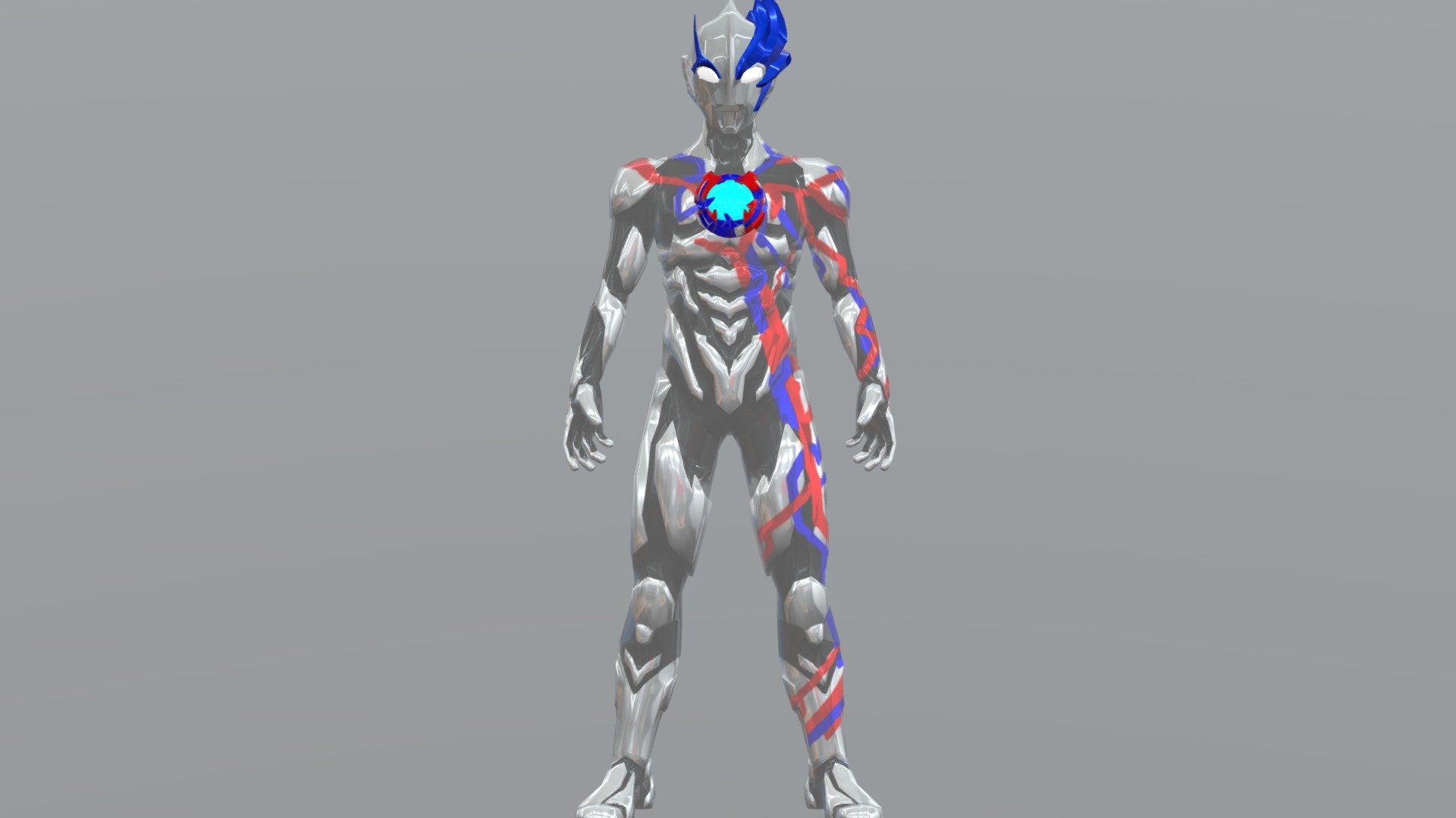 Ultraman Blazar 3d model