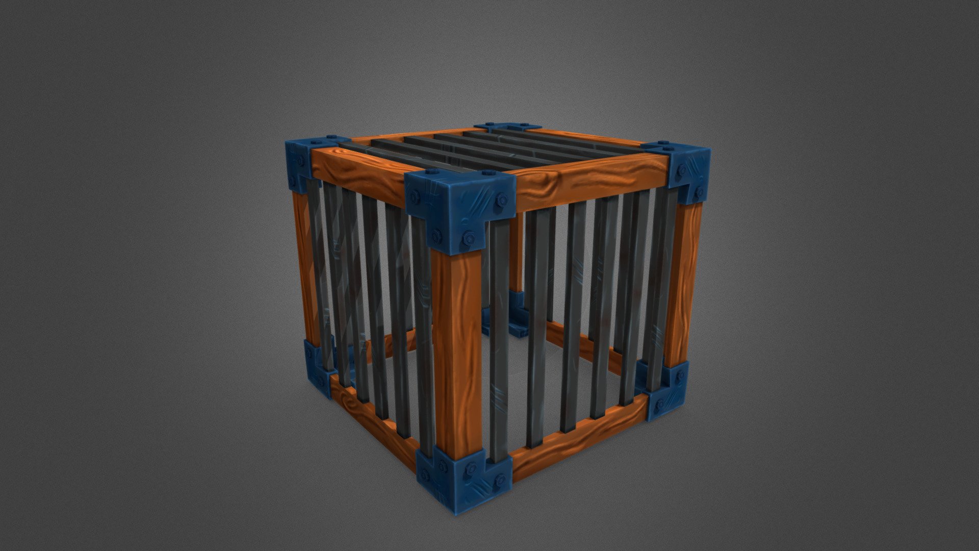 Stylized Cage 3d model