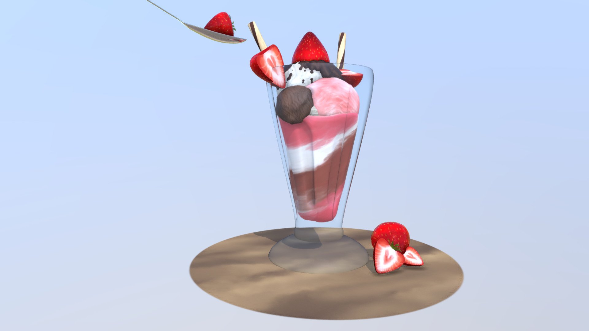 Ice Cream 3d model